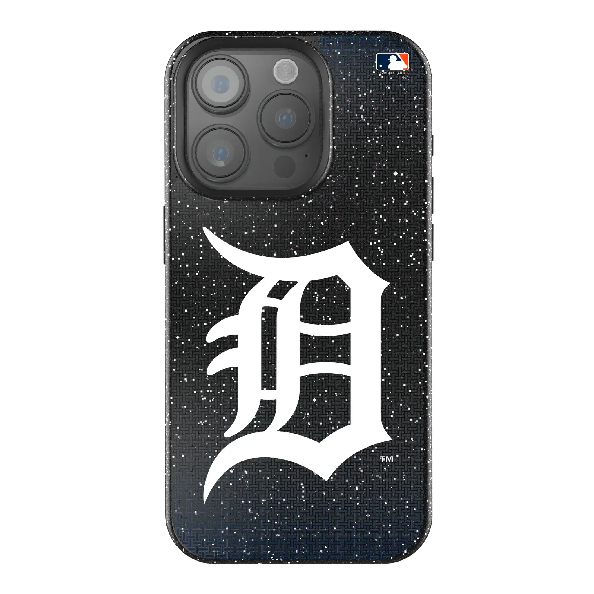Detroit Tigers Linen Bling Phone Case for Apple iPhone