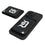 Detroit Tigers Linen Black Magnetic Credit Card Wallet
