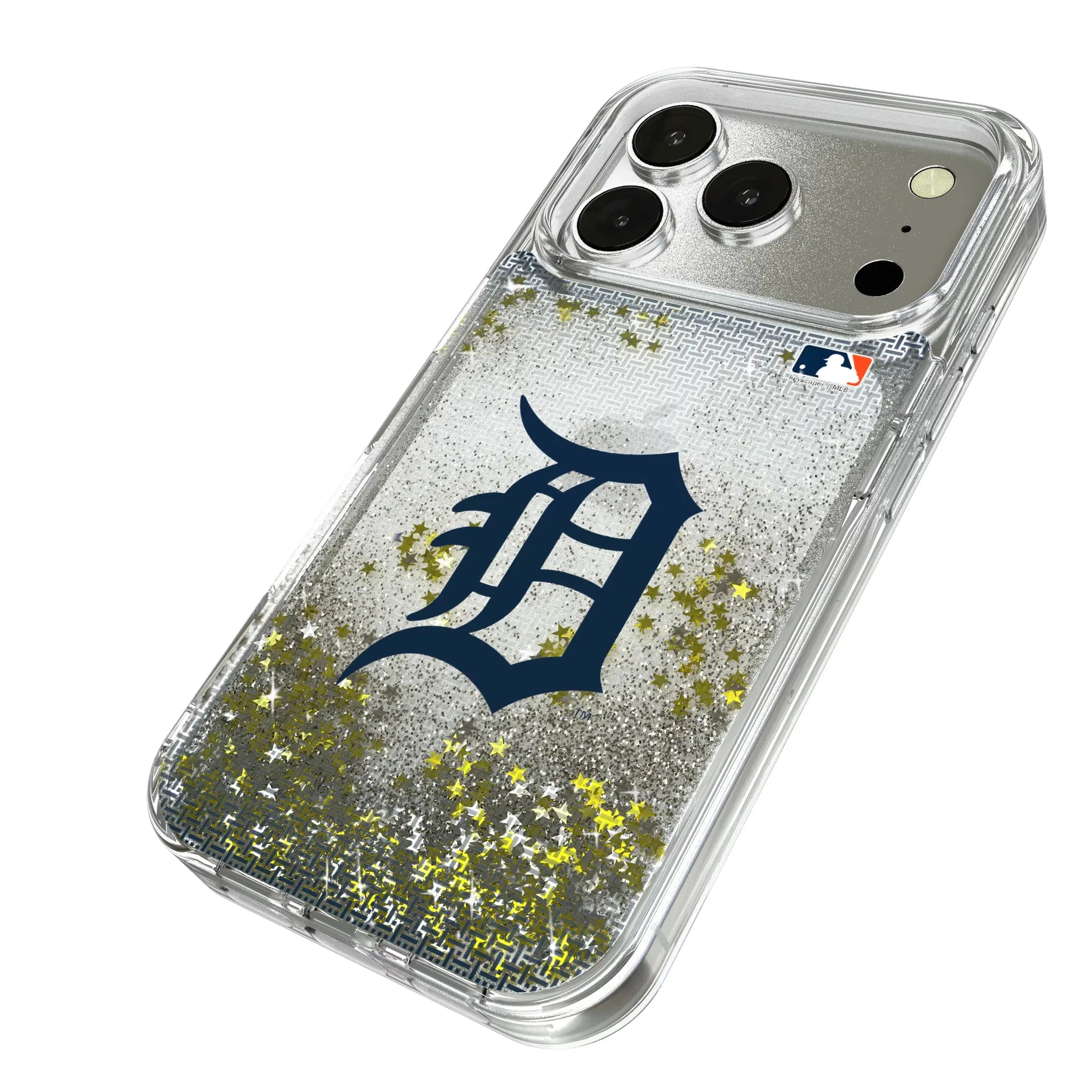 Detroit Tigers Linen Glitter Phone Case