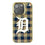 Detroit Tigers Plaid Bling Phone Case