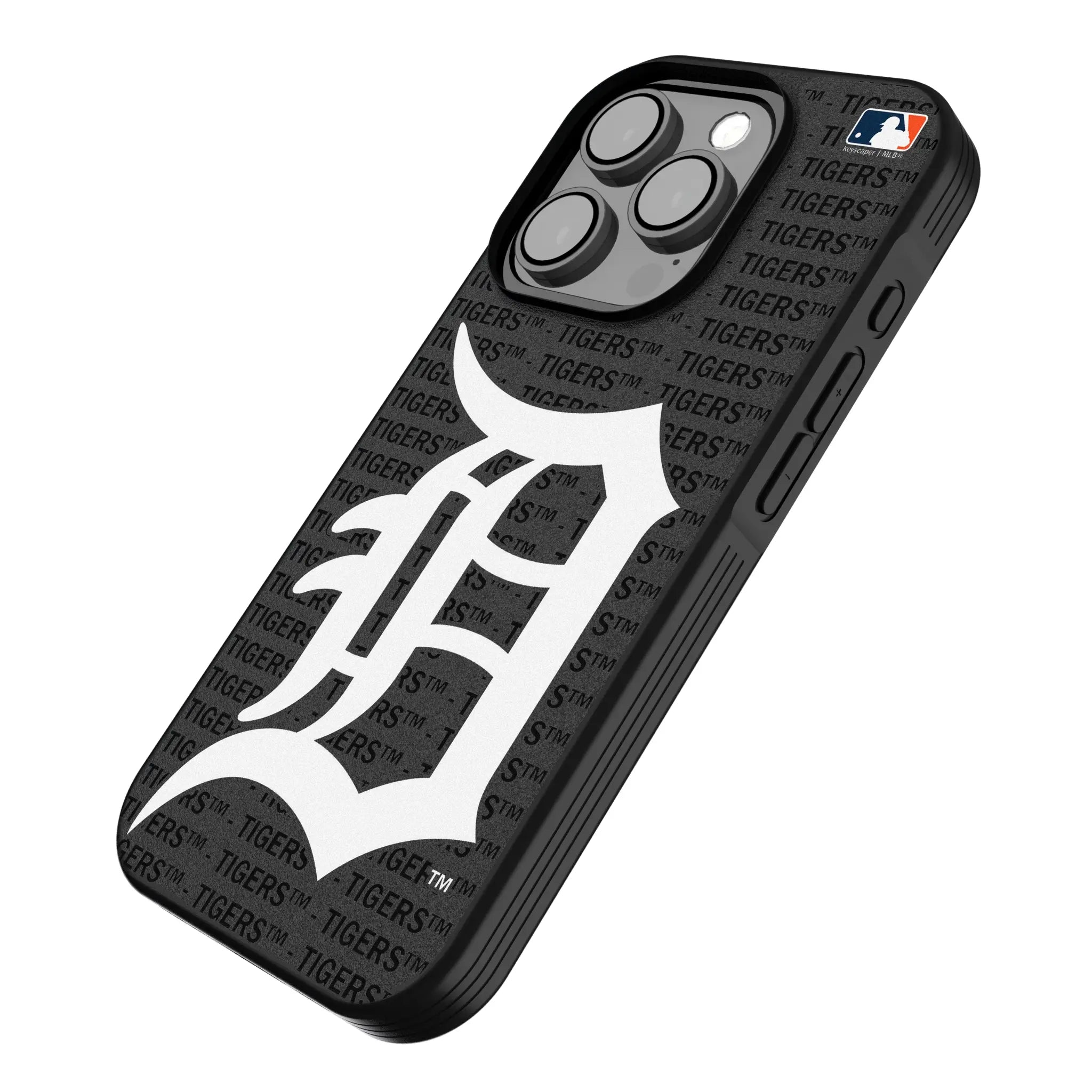 Detroit Tigers Text Backdrop Bump Phone Case