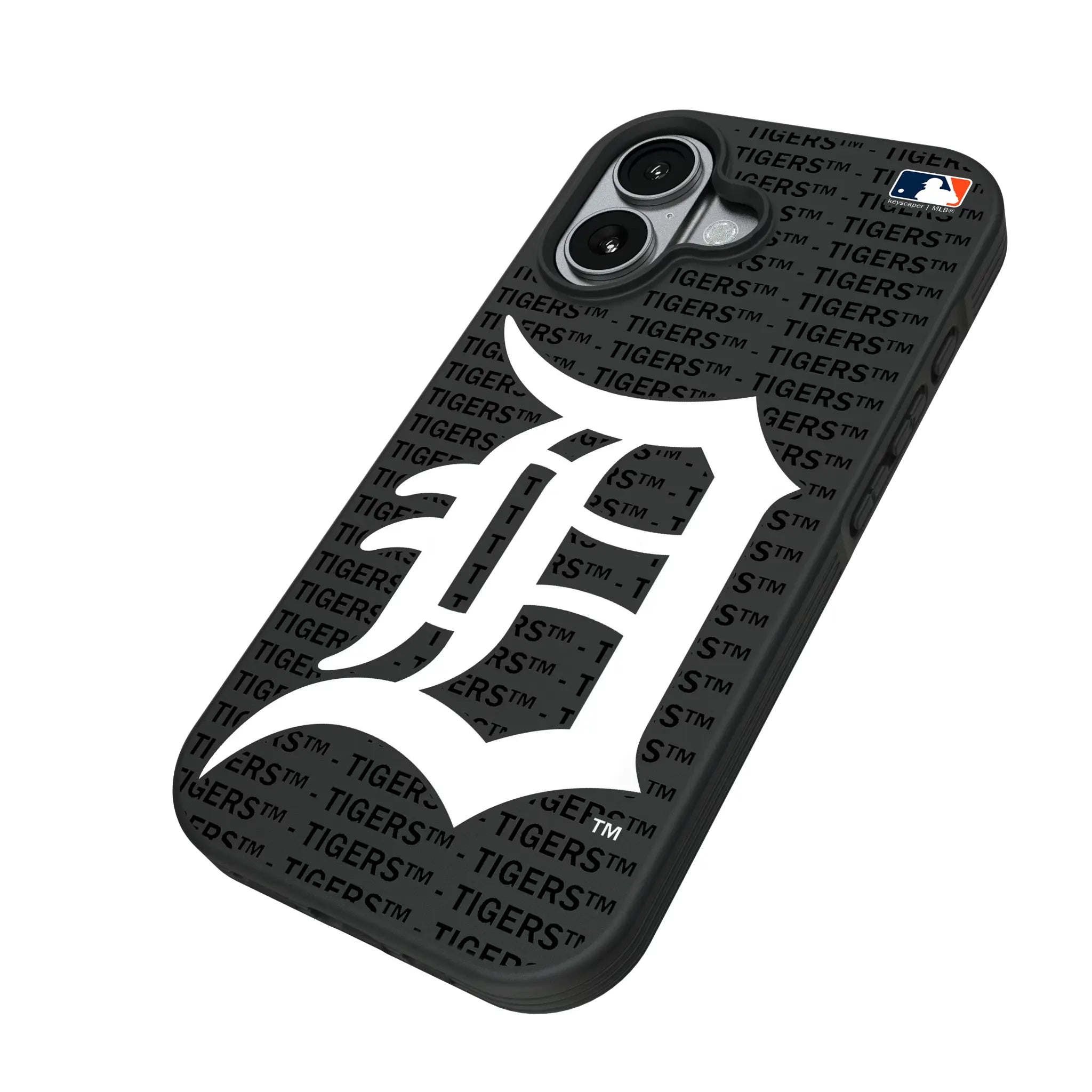 Detroit Tigers Text Backdrop Bump Phone Case