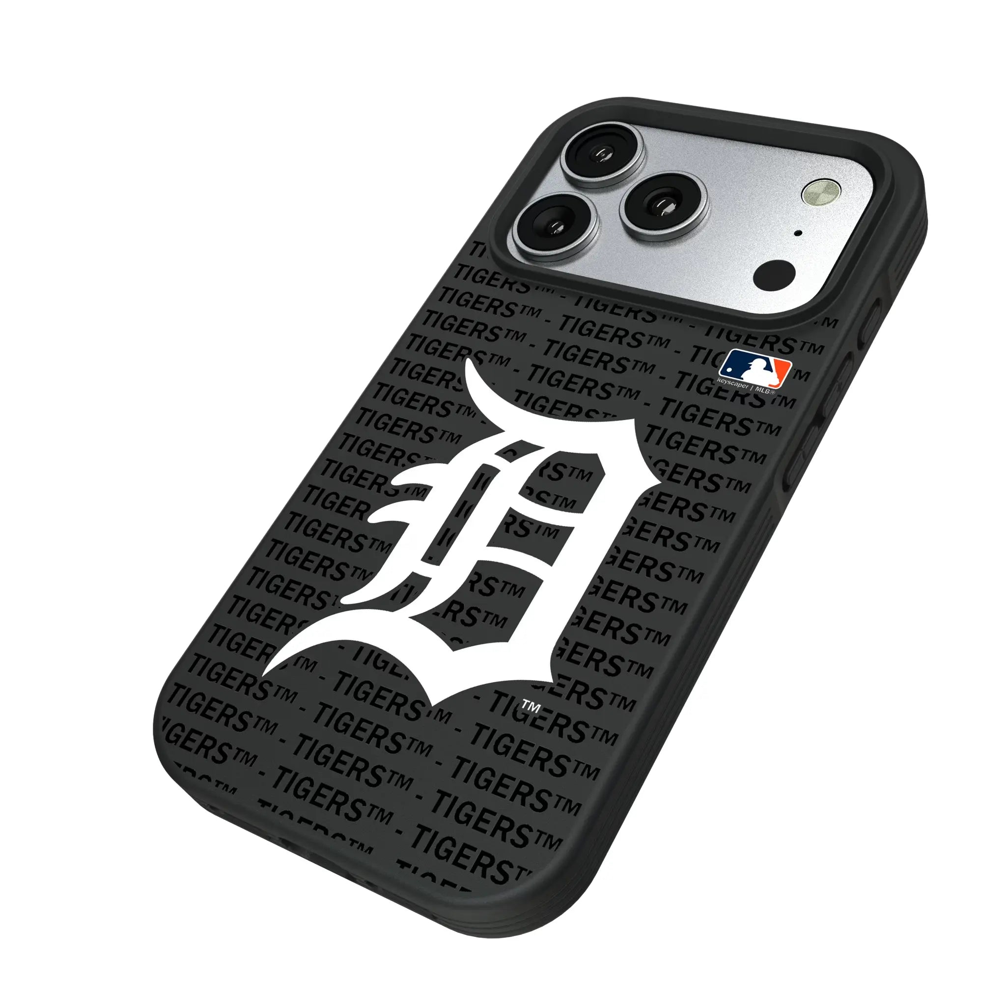 Detroit Tigers Text Backdrop Bump Phone Case