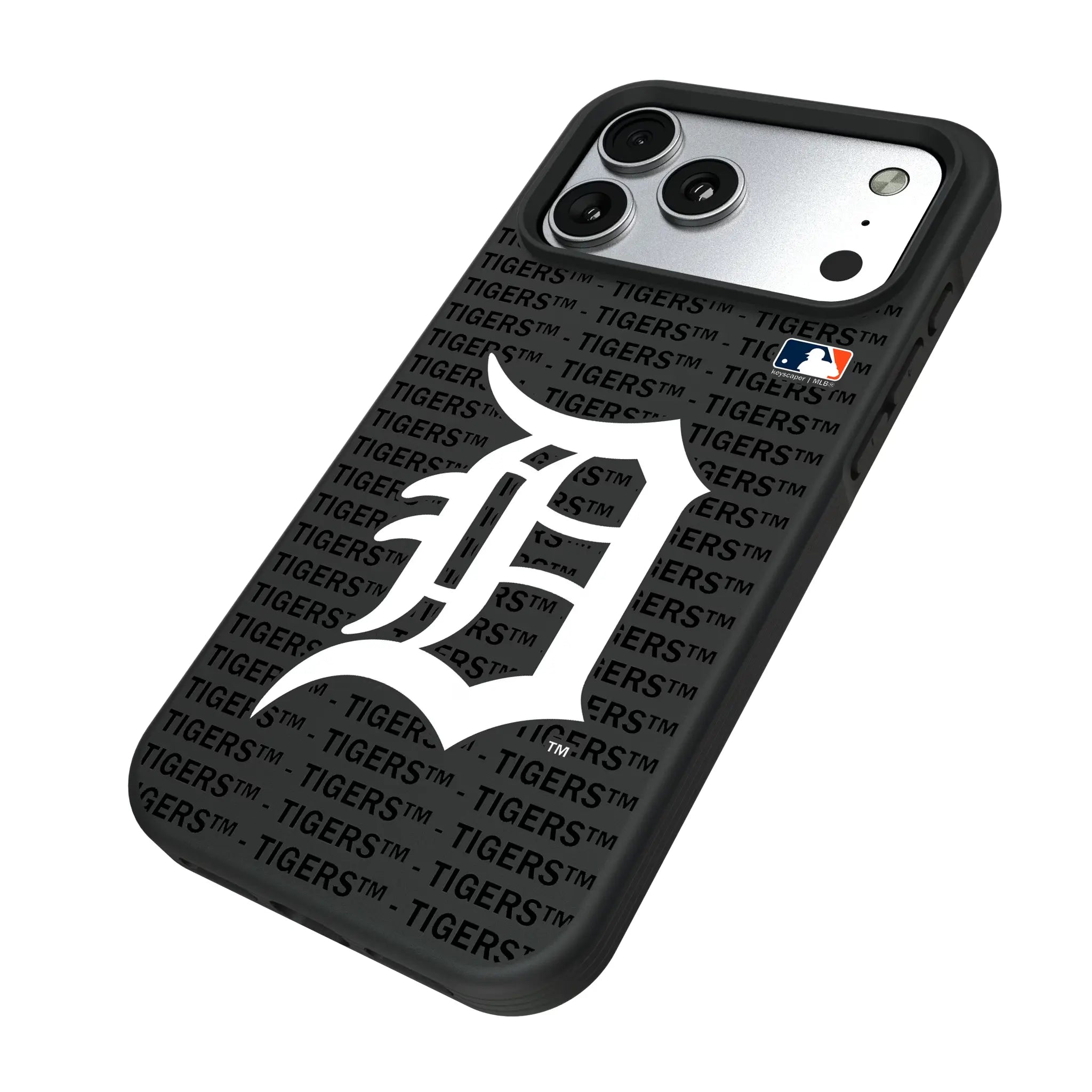 Detroit Tigers Text Backdrop Bump Phone Case