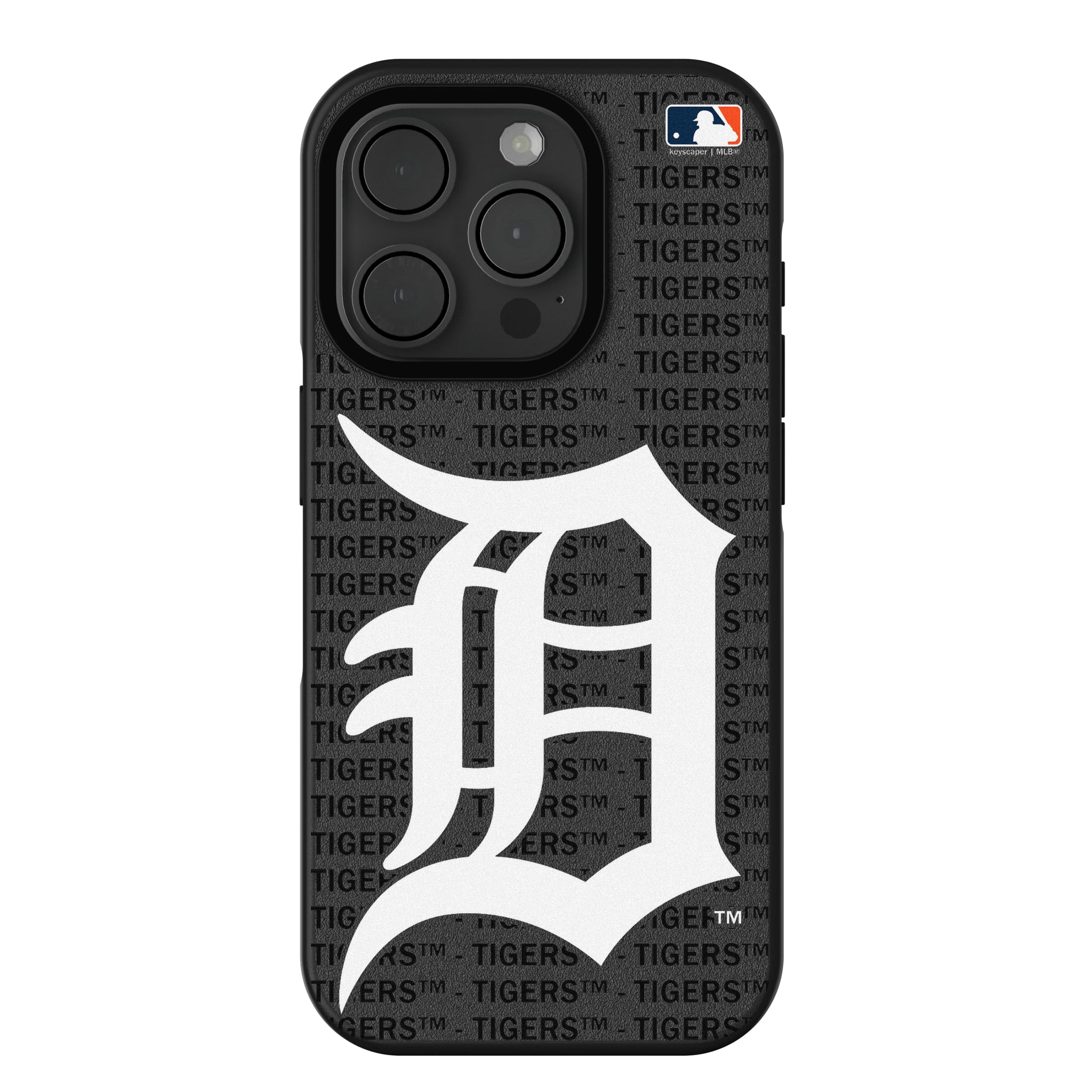 Detroit Tigers Text Backdrop Bump Phone Case - Sports Gifts, Sports Memorabilia, Sports Collectibles, Fan Shop