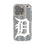 Detroit Tigers Text Backdrop Clear Phone Case for Apple iPhone
