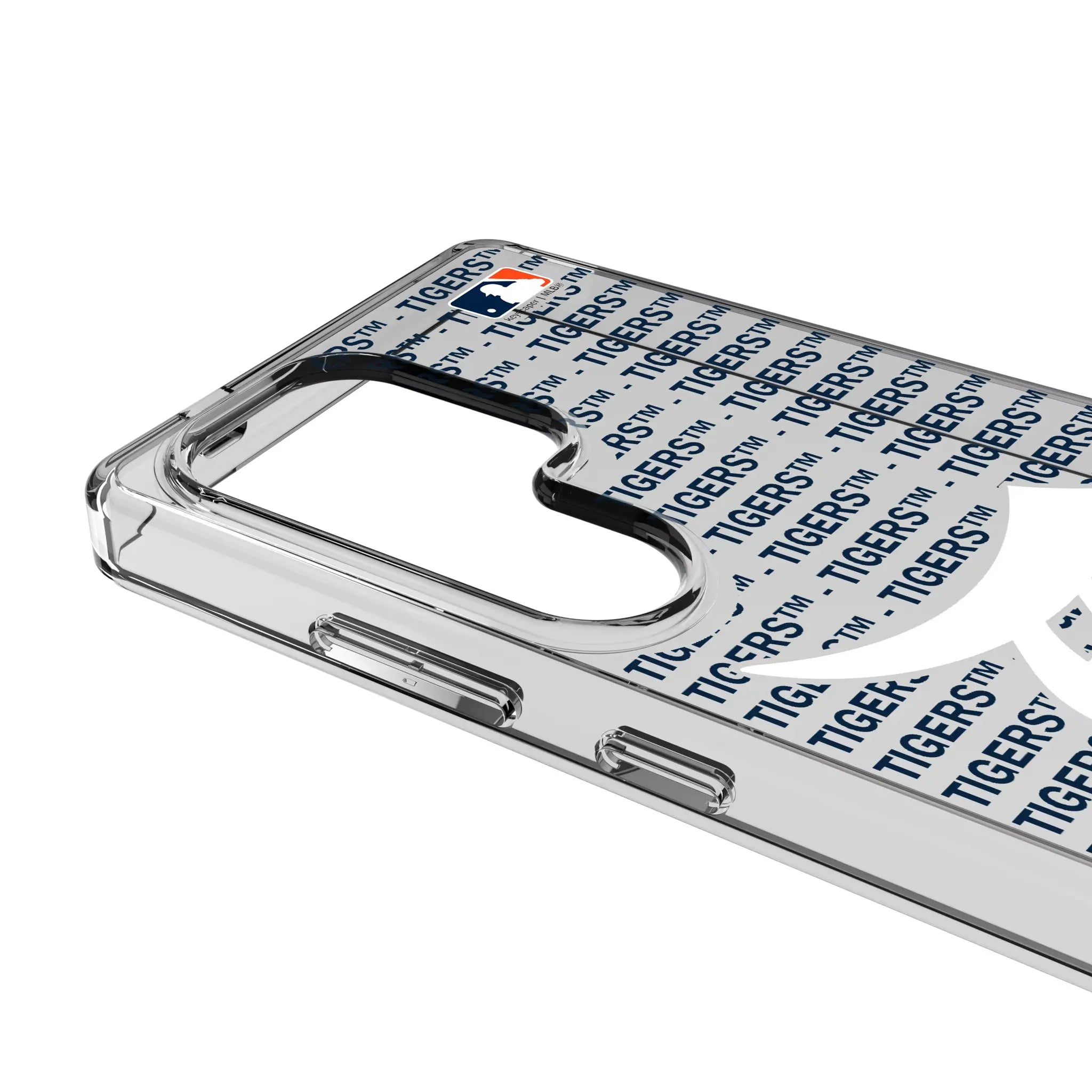 Detroit Tigers Text Backdrop Clear Phone Case for Samsung Galaxy