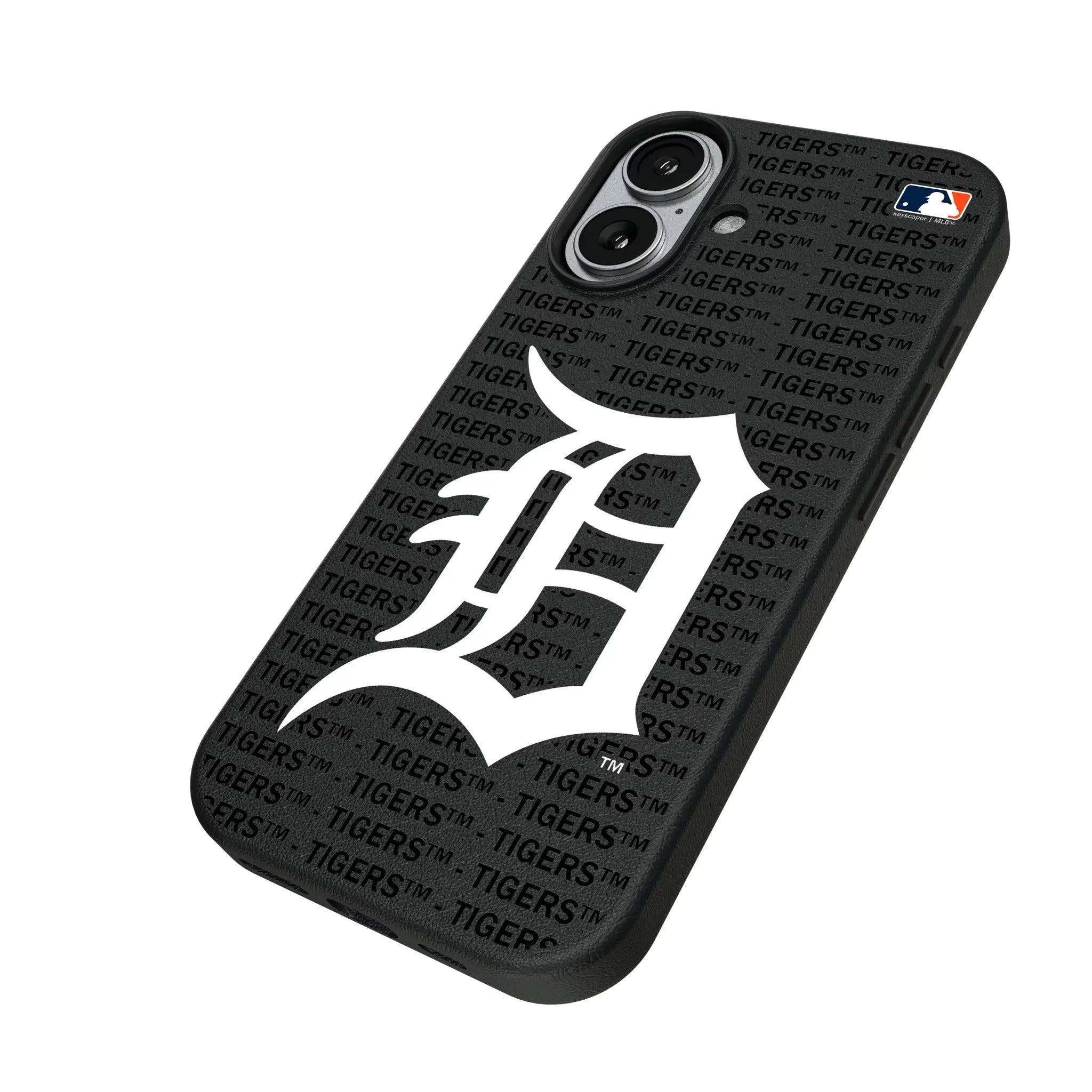 Detroit Tigers Text Backdrop MagSafe Compatible Phone Case for Apple iPhone