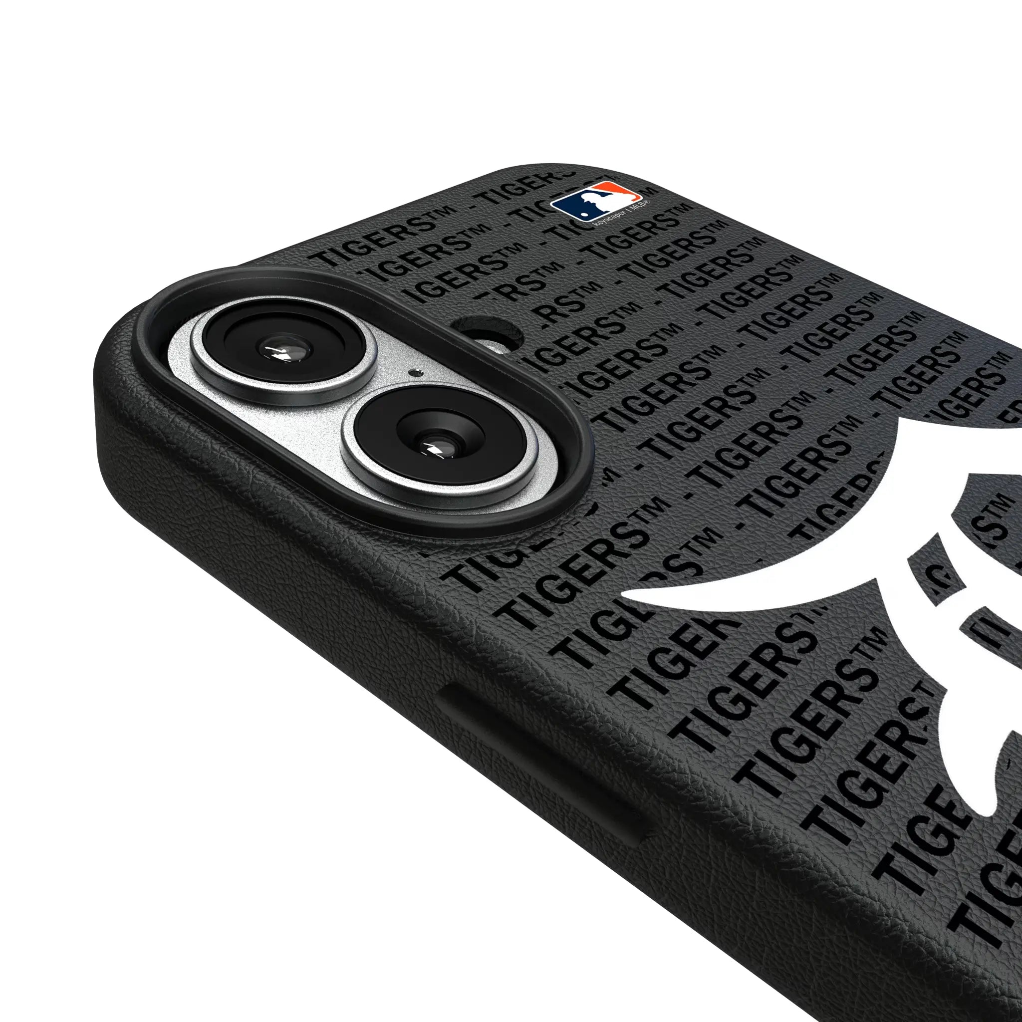 Detroit Tigers Text Backdrop MagSafe Compatible Phone Case for Apple iPhone