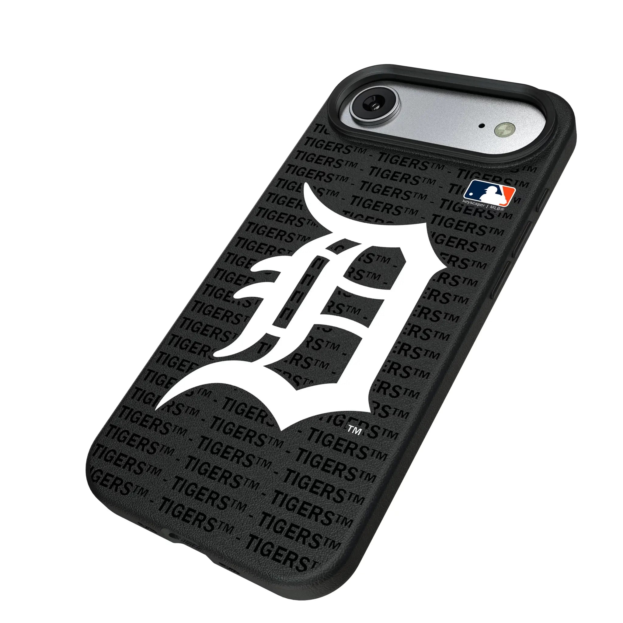 Detroit Tigers Text Backdrop MagSafe Compatible Phone Case for Apple iPhone