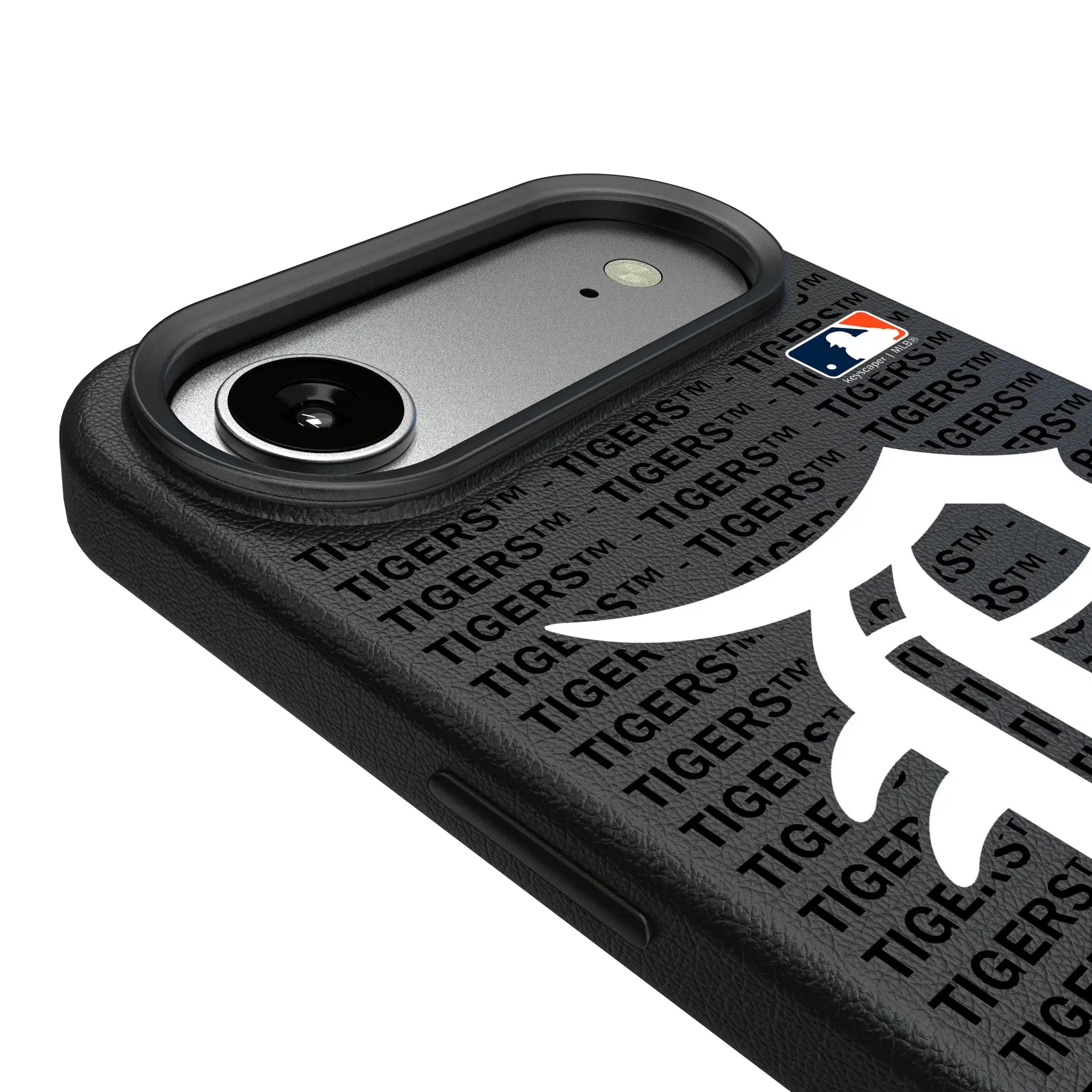 Detroit Tigers Text Backdrop MagSafe Compatible Phone Case for Apple iPhone