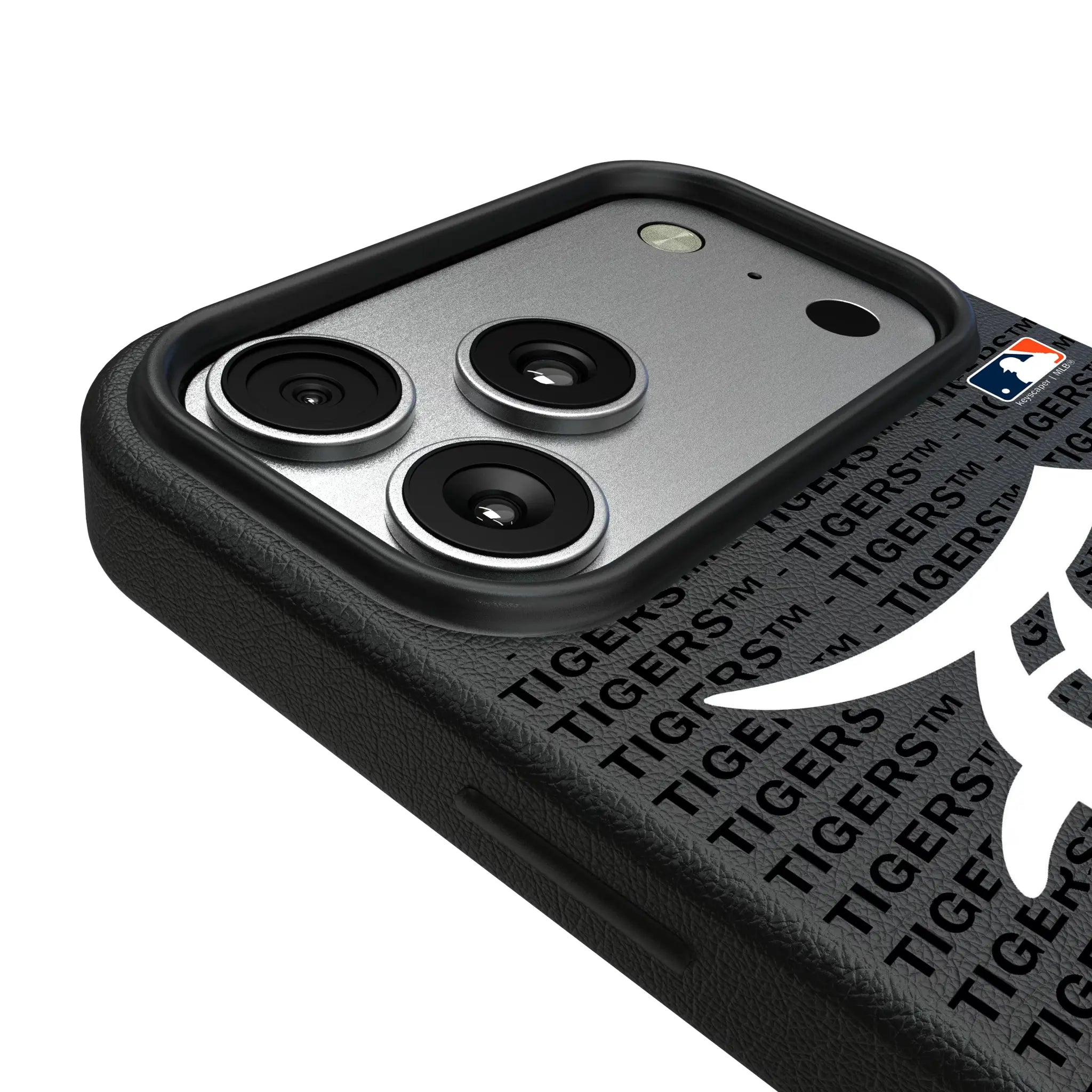Detroit Tigers Text Backdrop MagSafe Compatible Phone Case for Apple iPhone