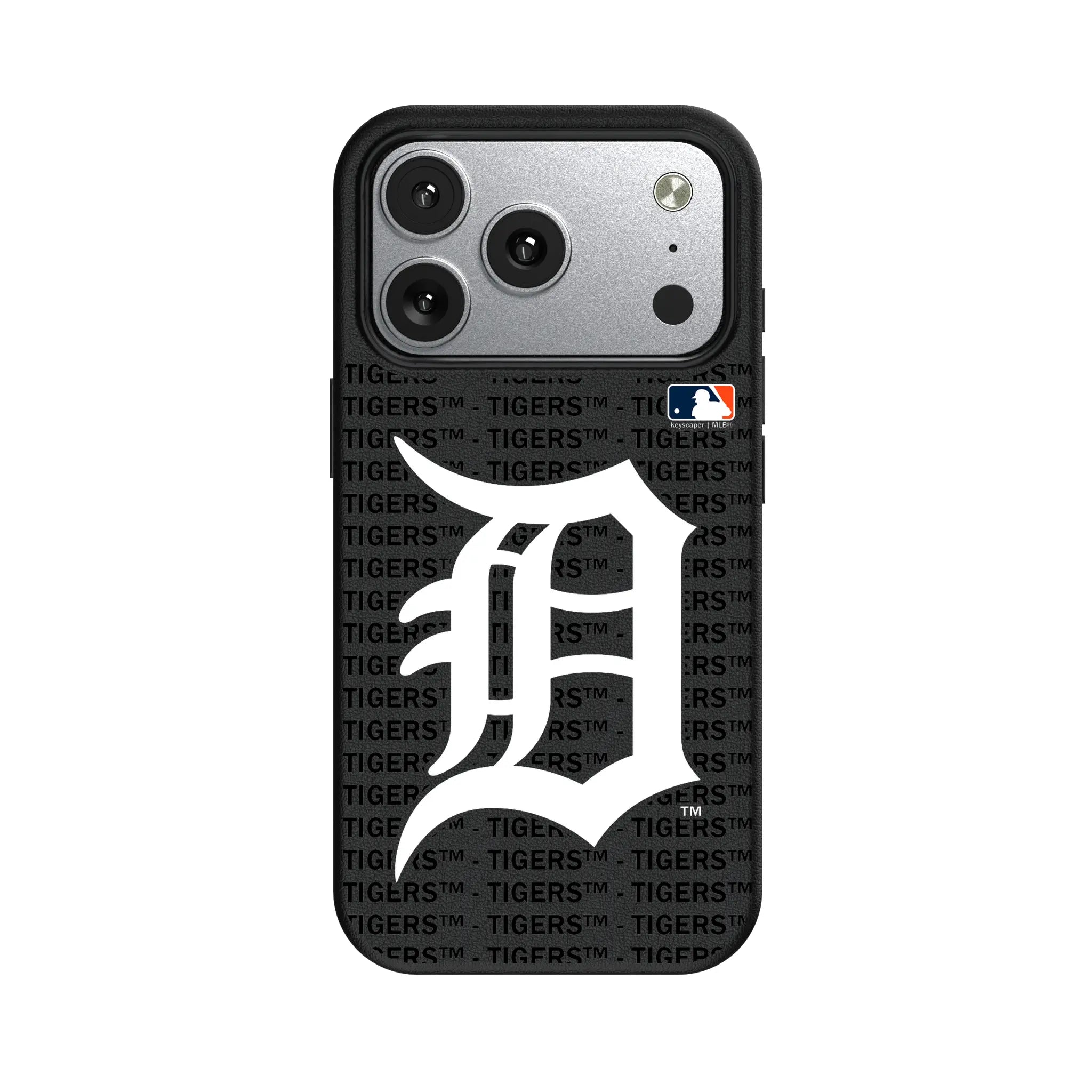 Detroit Tigers Text Backdrop MagSafe Compatible Phone Case for Apple iPhone