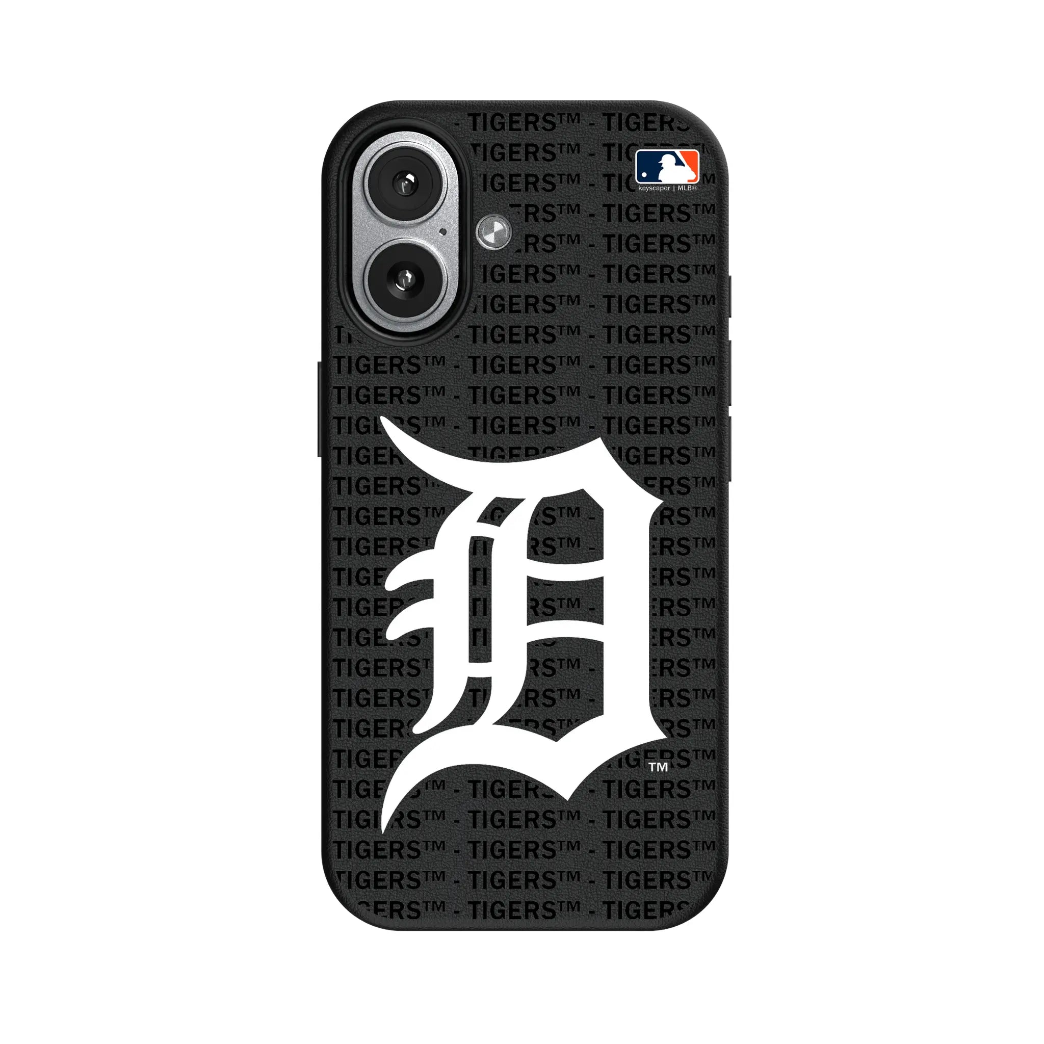 Detroit Tigers Text Backdrop MagSafe Compatible Phone Case for Apple iPhone