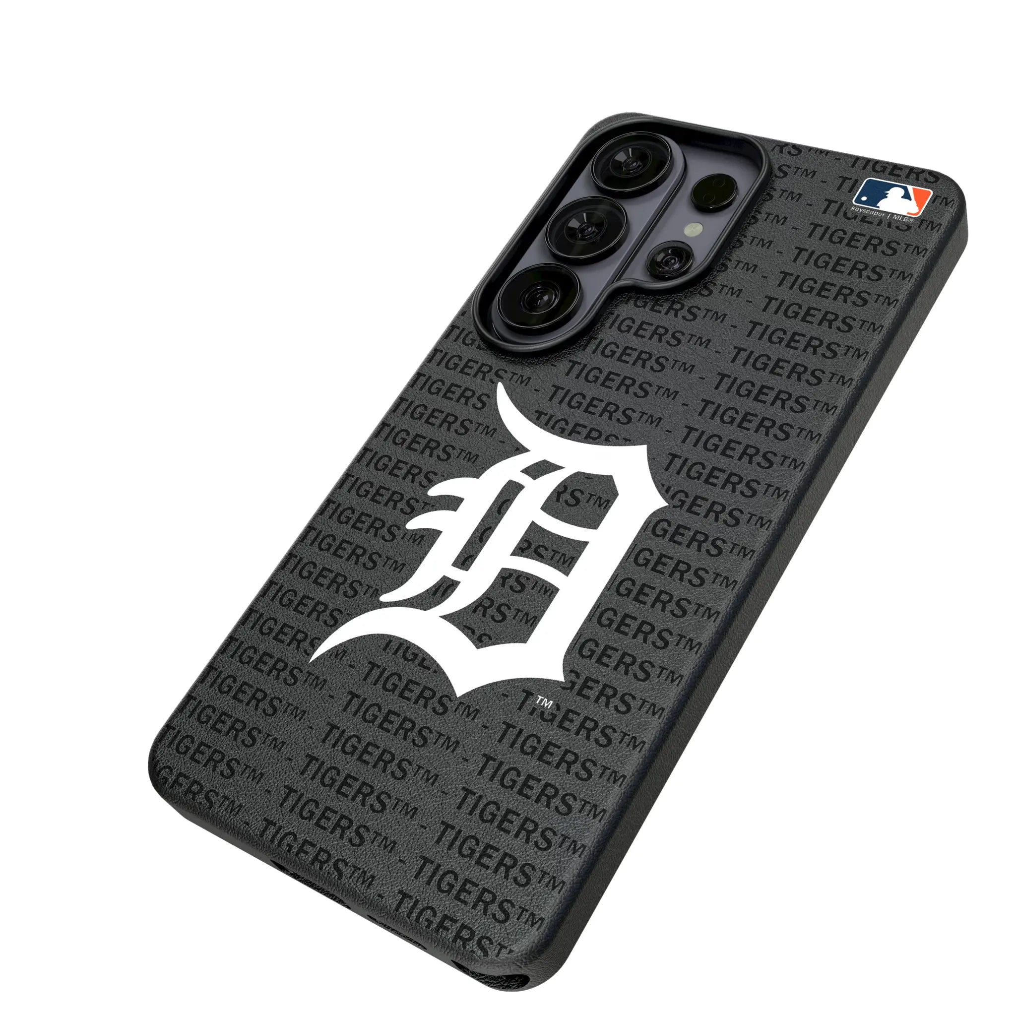 Detroit Tigers Text Backdrop MagSafe Compatible Phone Case for Samsung Galaxy