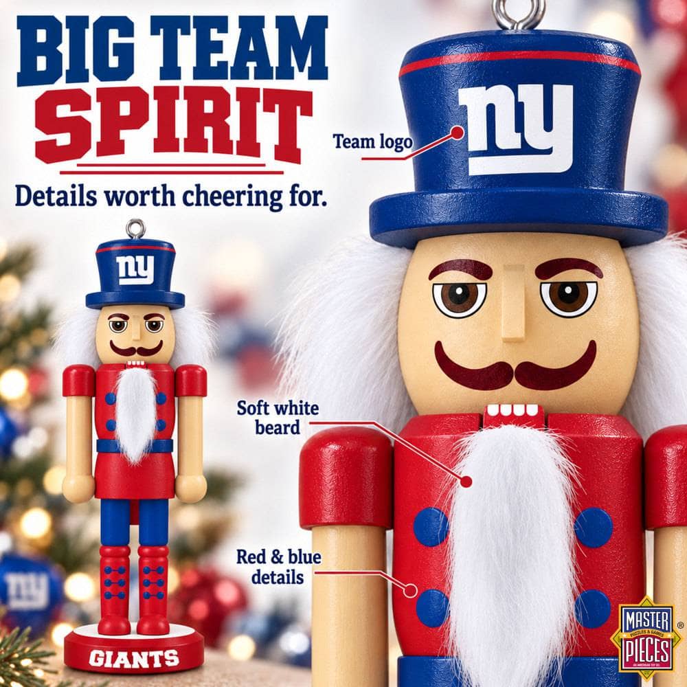 New York Giants - Keepsake Nutcracker