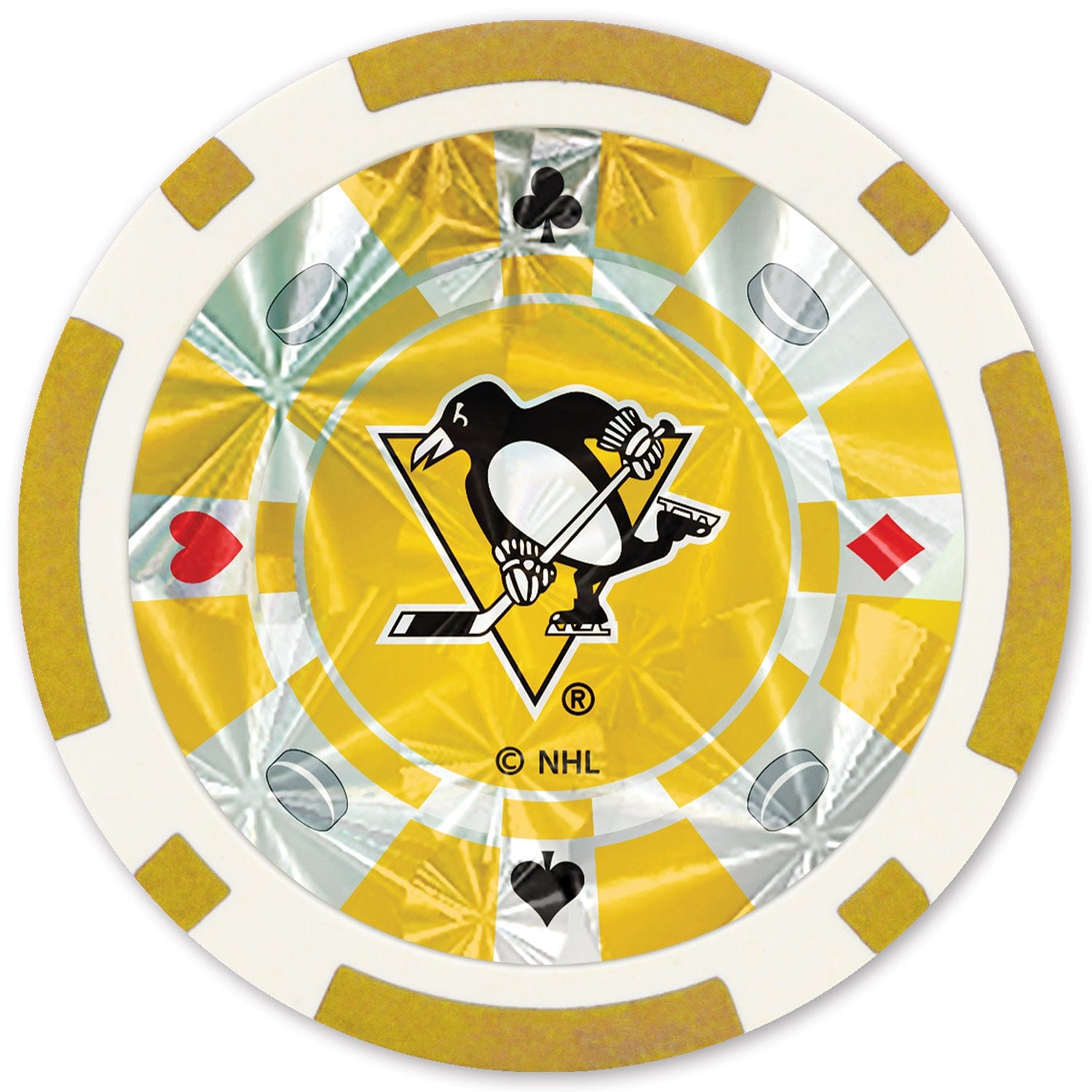 Pittsburgh Penguins 20-Piece Poker Chip Set - Sports Gifts, Sports Memorabilia, Sports Collectibles, Fan Shop