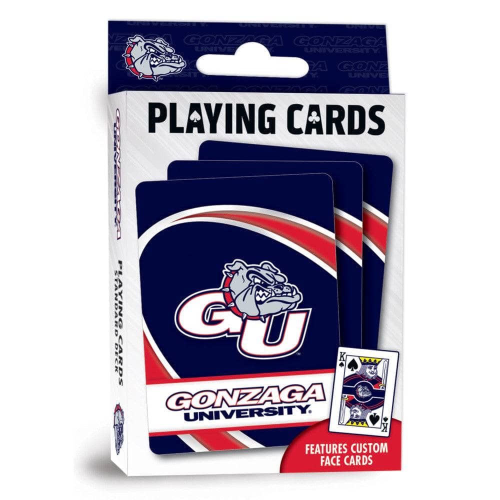 Gonzaga Bulldogs 54-Card Deck Playing Cards - Sports Gifts, Sports Memorabilia, Sports Collectibles, Fan Shop