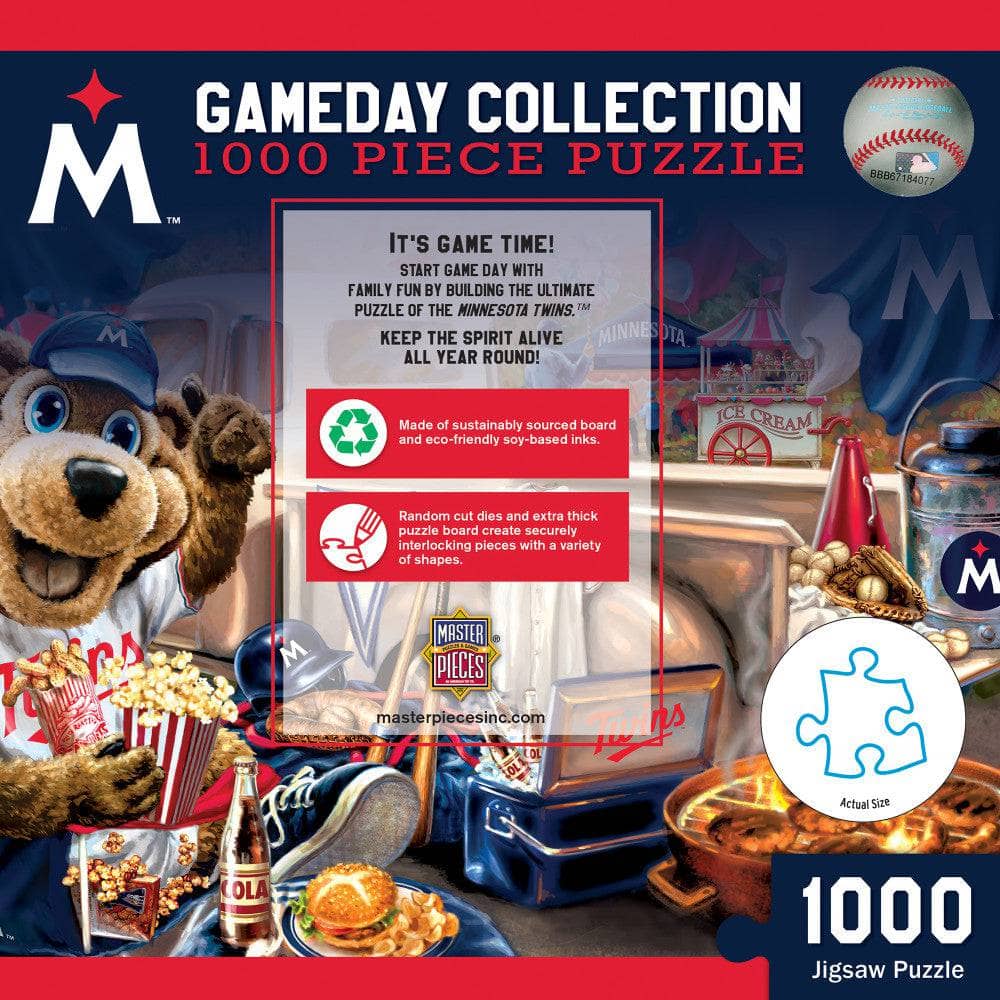 Minnesota Twins Gameday 1000 Piece Jigsaw Puzzle - Sports Gifts, Sports Memorabilia, Sports Collectibles, Fan Shop