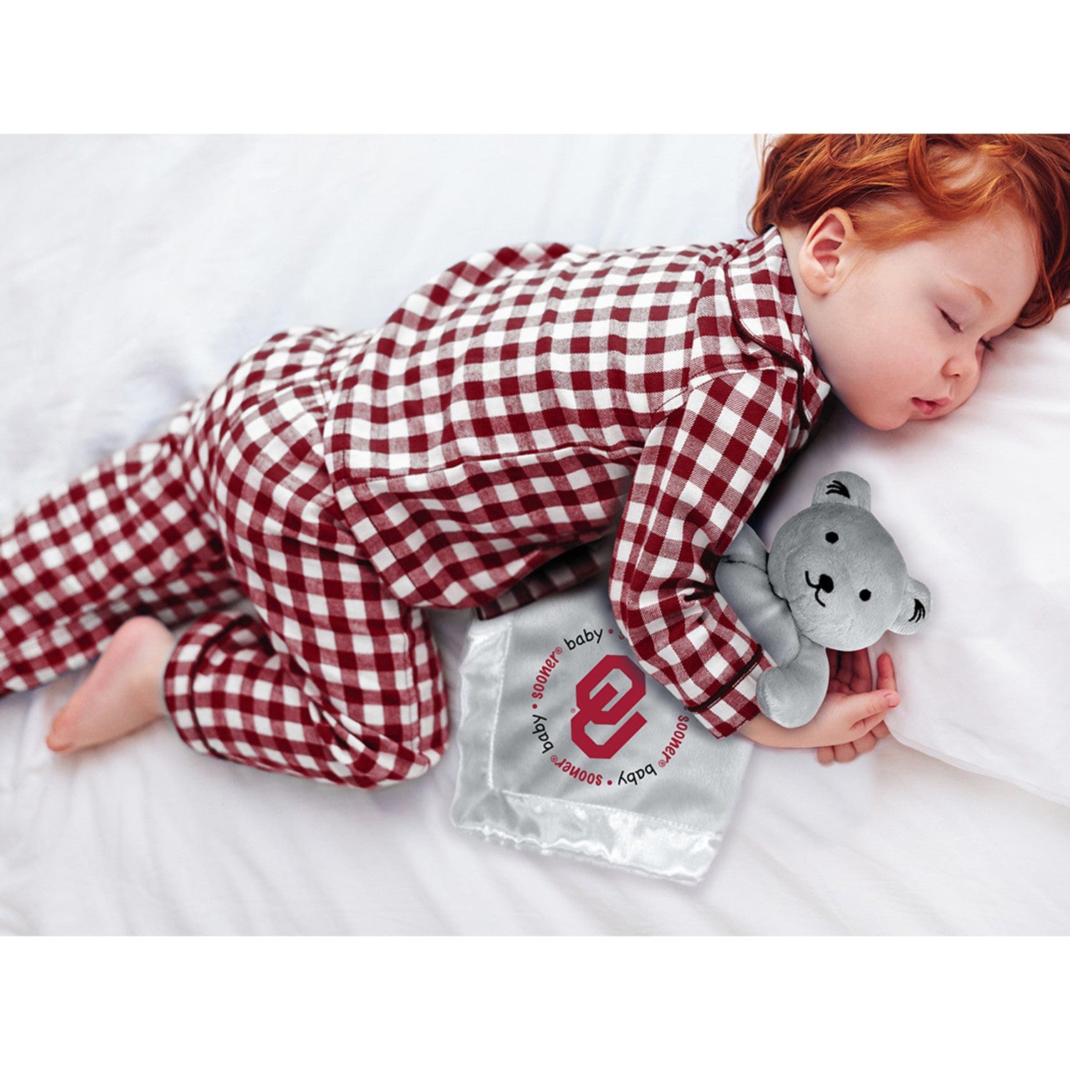 Oklahoma Sooners Security Bear - Gray - Sports Gifts, Sports Memorabilia, Sports Collectibles, Fan Shop