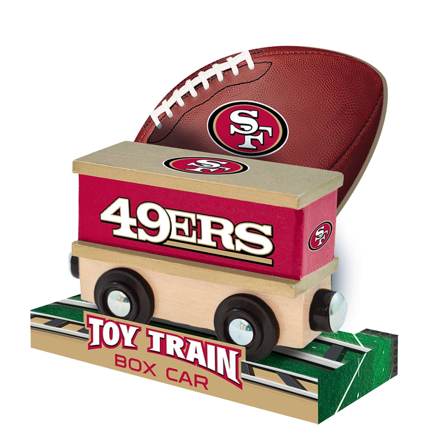 San Francisco 49ers Toy Train Box Car - 757 Sports Collectibles