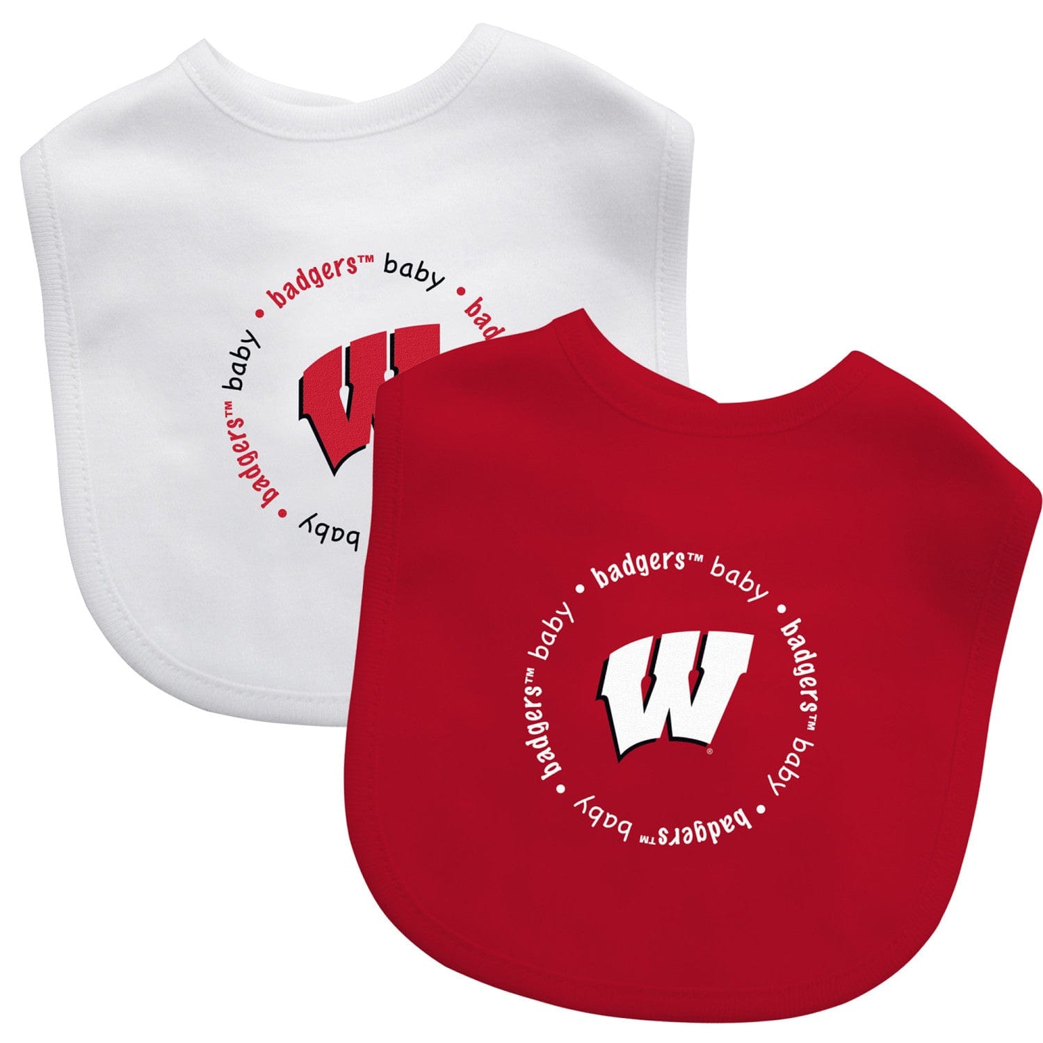 Wisconsin Badgers Baby Bibs 2-Pack - Sports Gifts, Sports Memorabilia, Sports Collectibles, Fan Shop