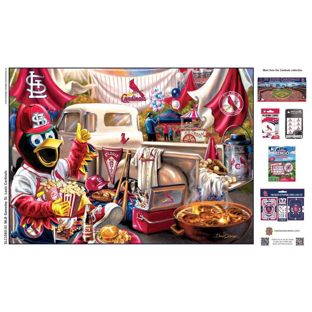 St. Louis Cardinals Gameday 1000 Piece Jigsaw Puzzle - Sports Gifts, Sports Memorabilia, Sports Collectibles, Fan Shop
