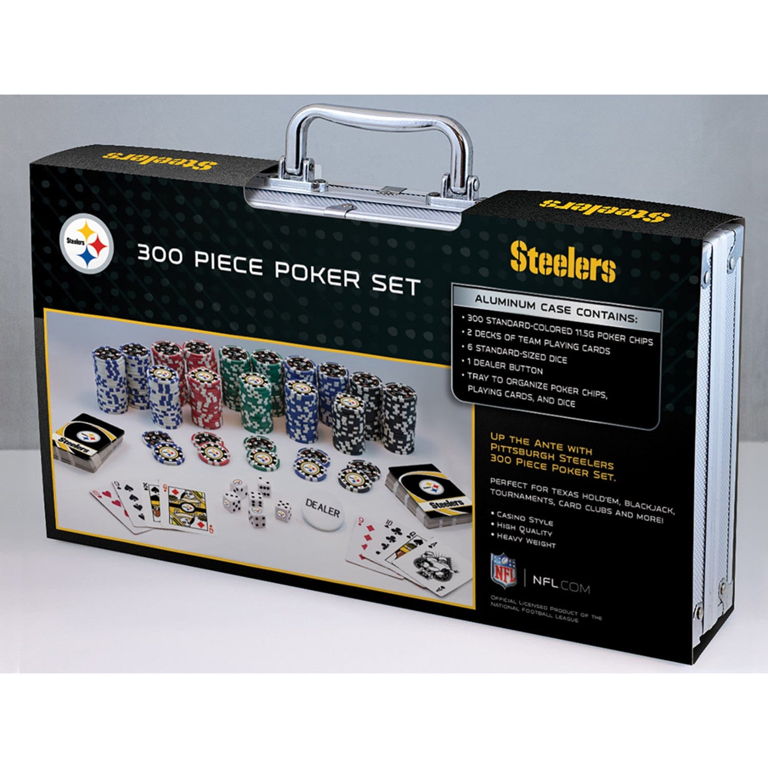 Pittsburgh Steelers Official 300 Piece Poker Set