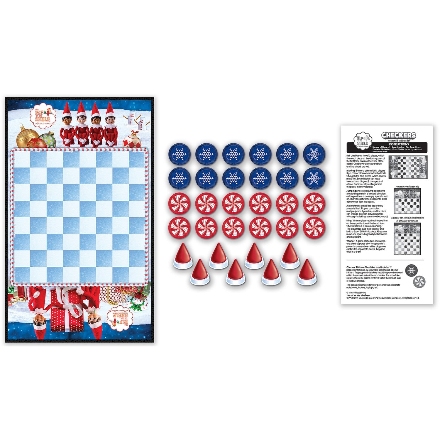 Elf on the Shelf Checkers - 757 Sports Collectibles