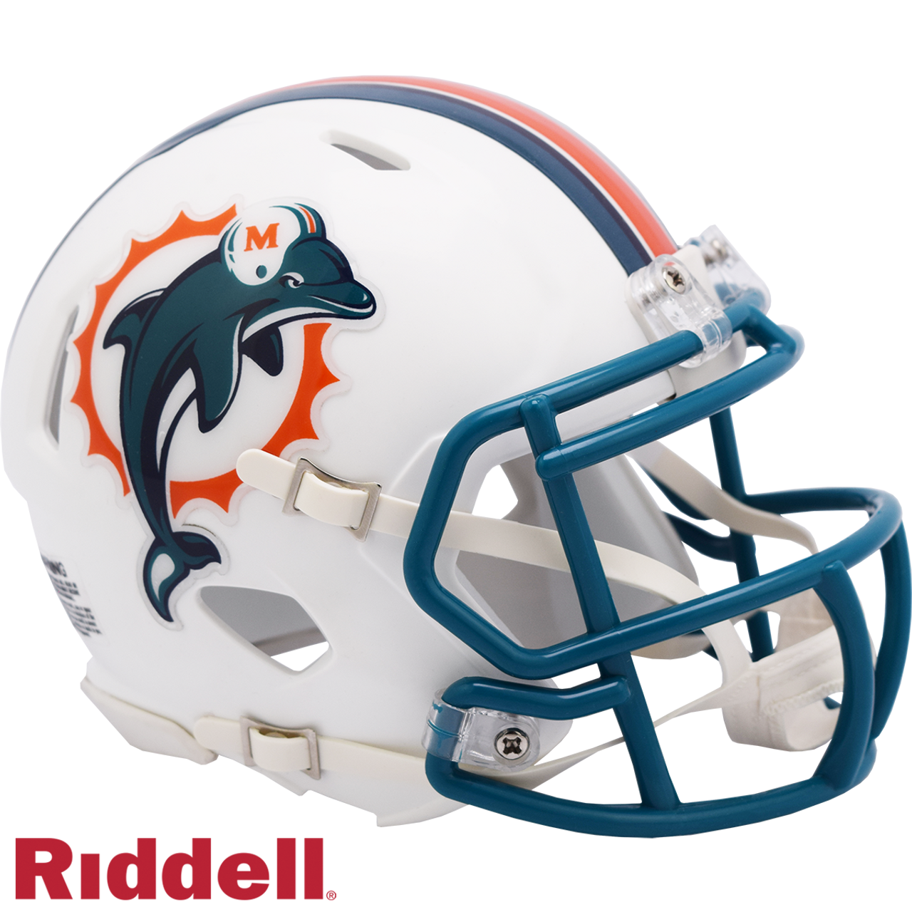 Miami Dolphins Helmet Riddell Replica Mini Speed Style 1997-2012 T/B - Sports Collectibles, Sports Memorabilia, Sports Fan Shop, Sports Gifts