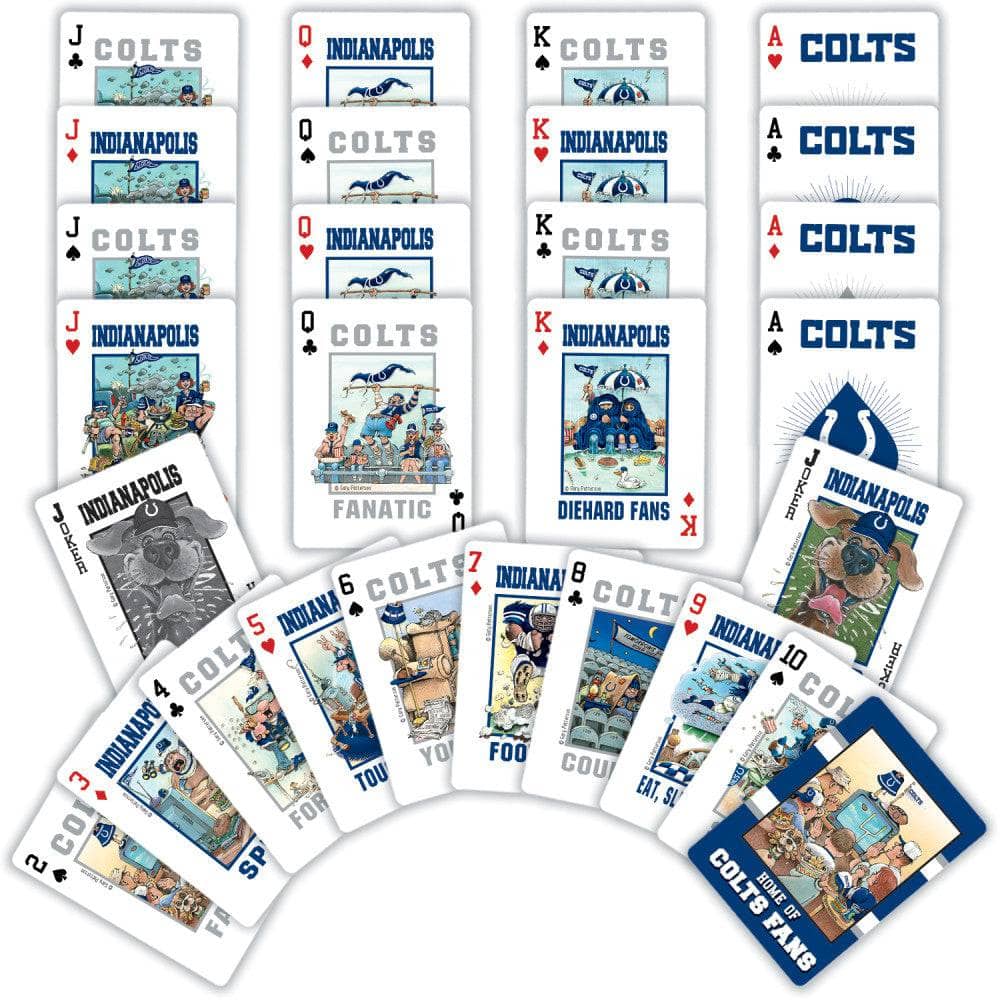 Indianapolis Colts Fan Deck Playing Cards - 54 Card Deck