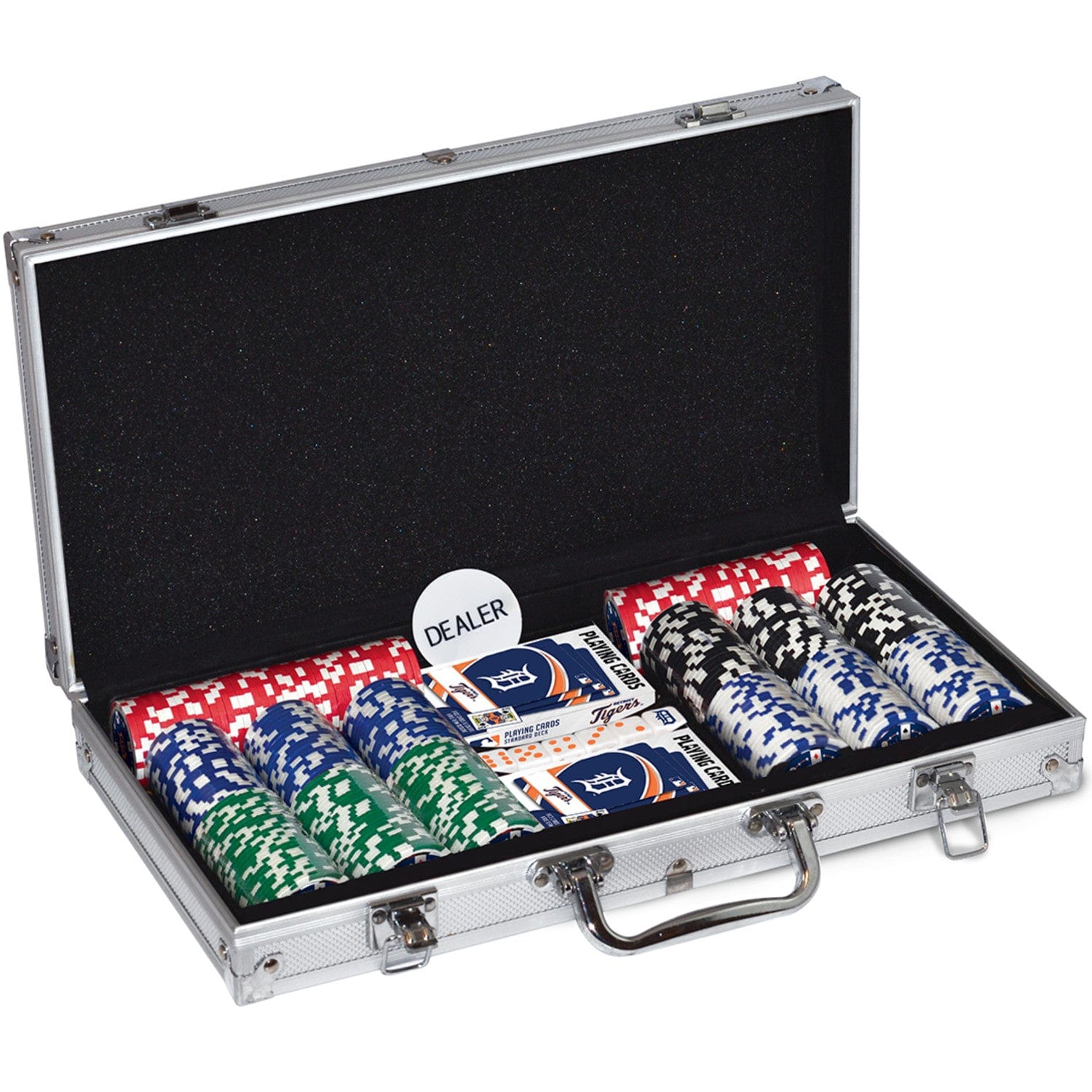 Detroit Tigers 300 Piece Poker Set - Perfect for Fans and Game Nights!