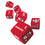 Nebraska Cornhuskers Themed Dice Set - Sports Gifts, Sports Memorabilia, Sports Collectibles, Fan Shop