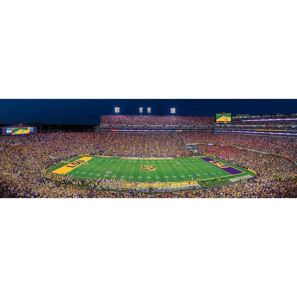LSU Tigers 1000 Piece Panoramic Jigsaw Puzzle - Sports Gifts, Sports Memorabilia, Sports Collectibles, Fan Shop