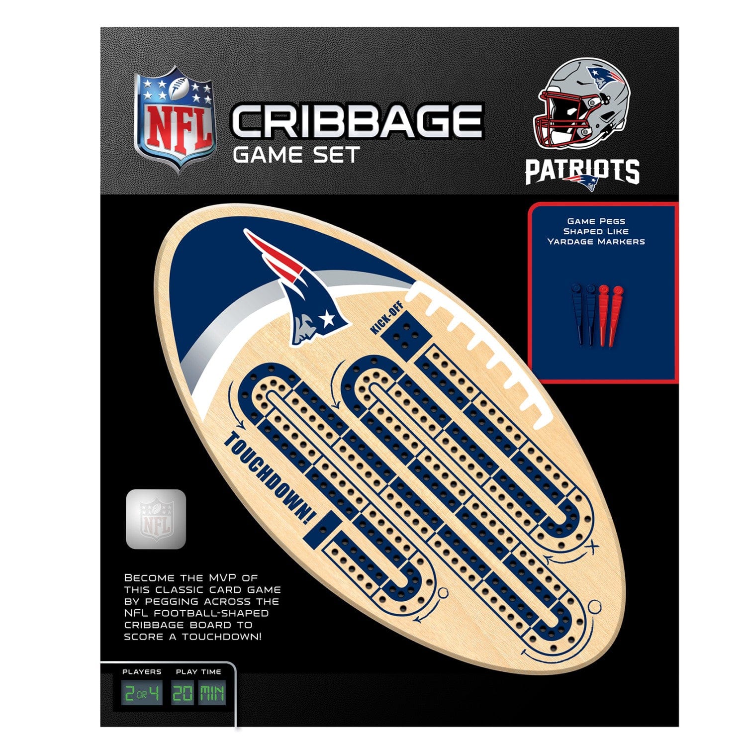 New England Patriots Cribbage Game