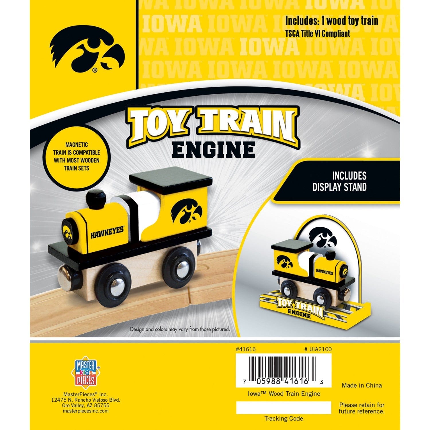 Iowa Hawkeyes Official Toy Train Engine - Sports Gifts, Sports Memorabilia, Sports Collectibles, Fan Shop