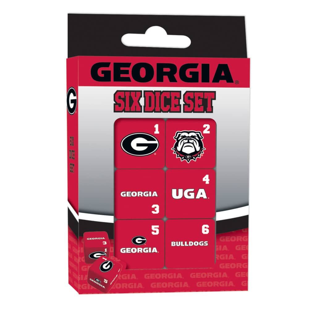 Georgia Bulldogs Dice Set
