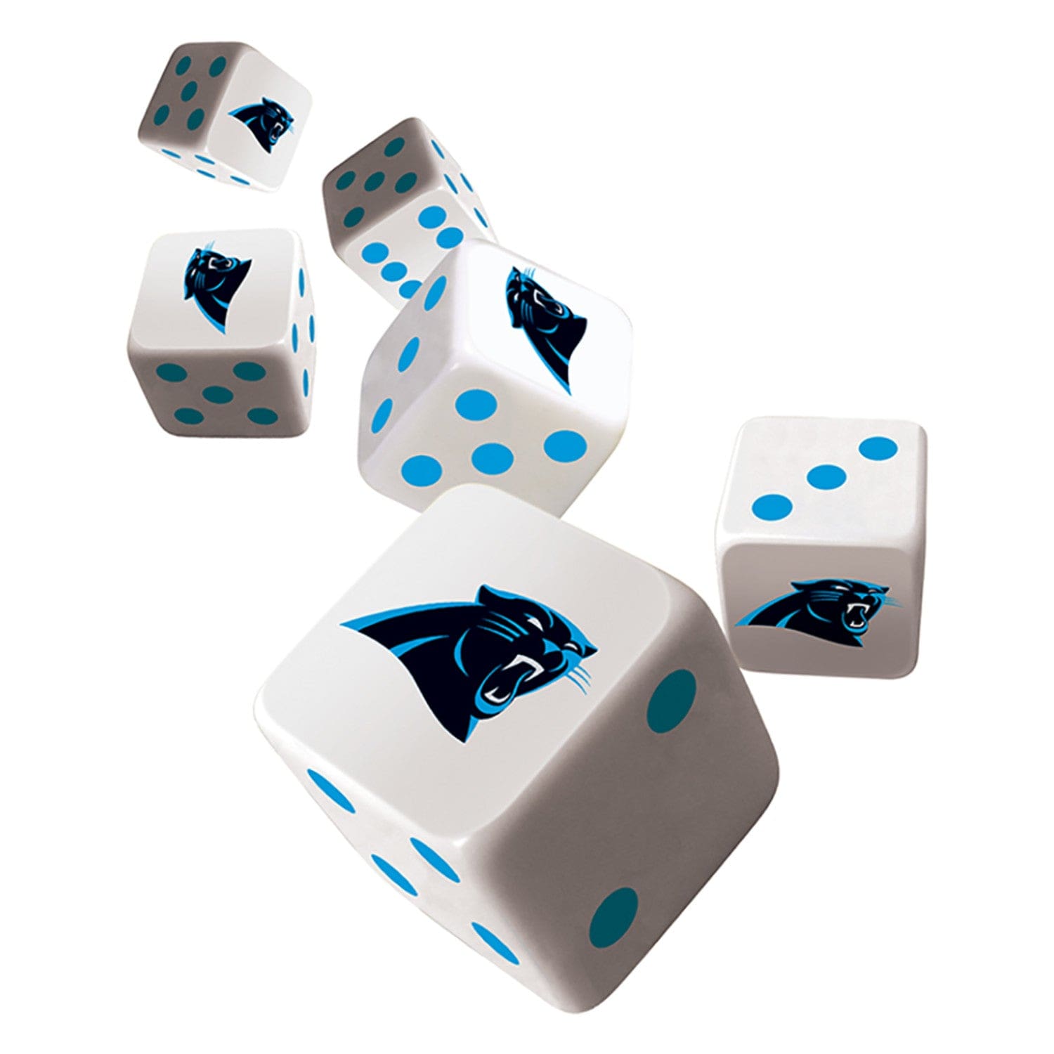 Carolina Panthers Official Dice Set - Sports Gifts, Sports Memorabilia, Sports Collectibles, Fan Shop