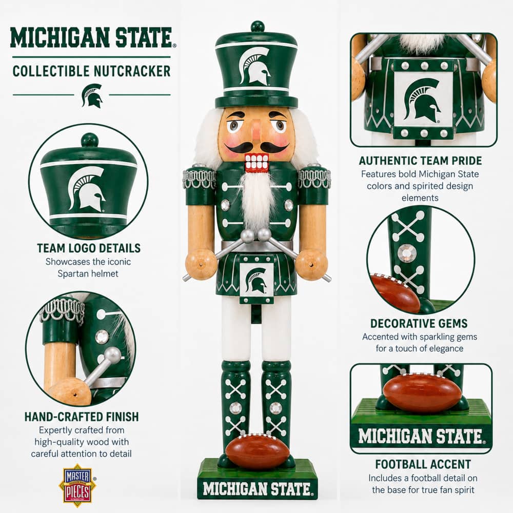 Michigan State Spartans Collectible Nutcracker
