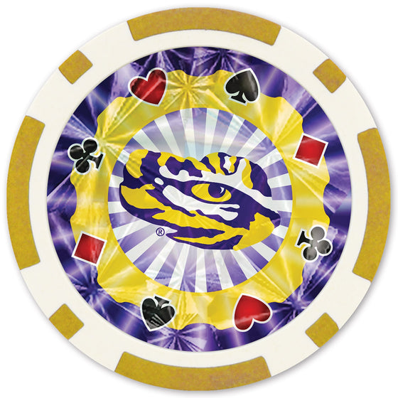 LSU Tigers 20 Piece Poker Chips - 757 Sports Collectibles