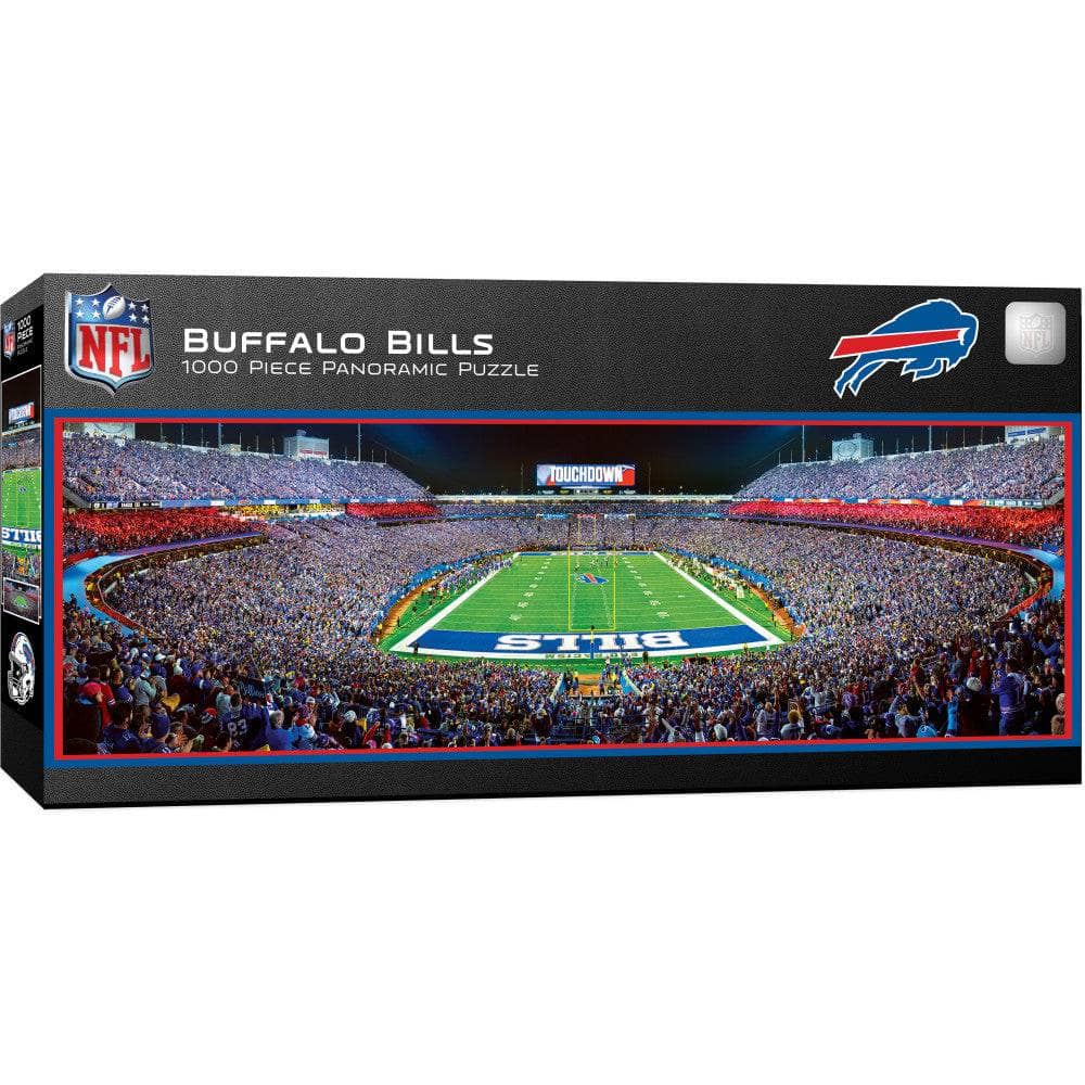 Buffalo Bills 1000 Piece Panoramic Jigsaw Puzzle - End View - Sports Gifts, Sports Memorabilia, Sports Collectibles, Fan Shop