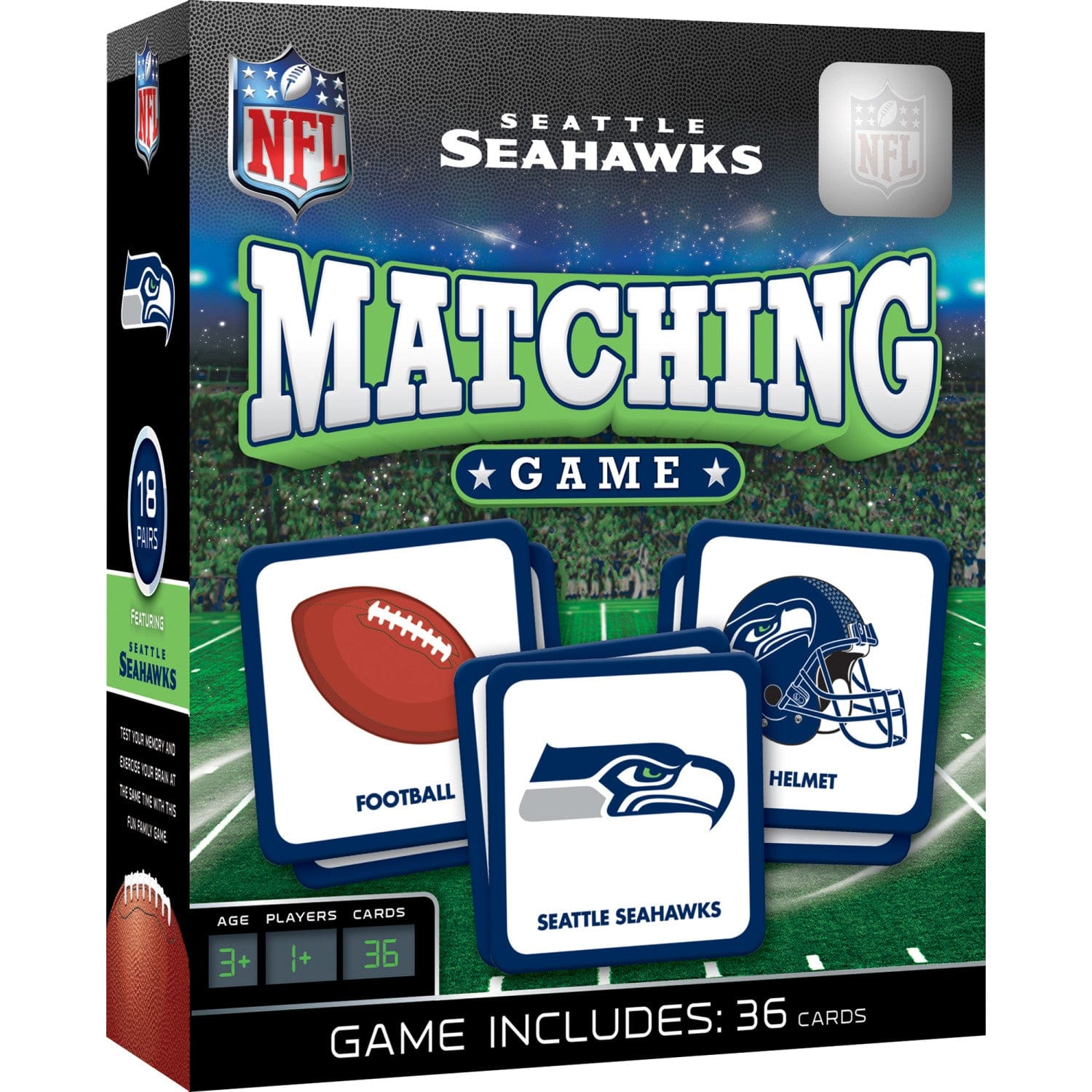 Seattle Seahawks Memory Matching Game - Sports Gifts, Sports Memorabilia, Sports Collectibles, Fan Shop