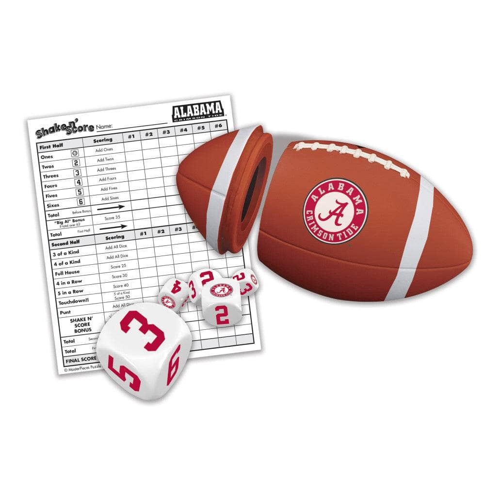 Alabama Crimson Tide Shake n' Score Game - Sports Gifts, Sports Memorabilia, Sports Collectibles, Fan Shop