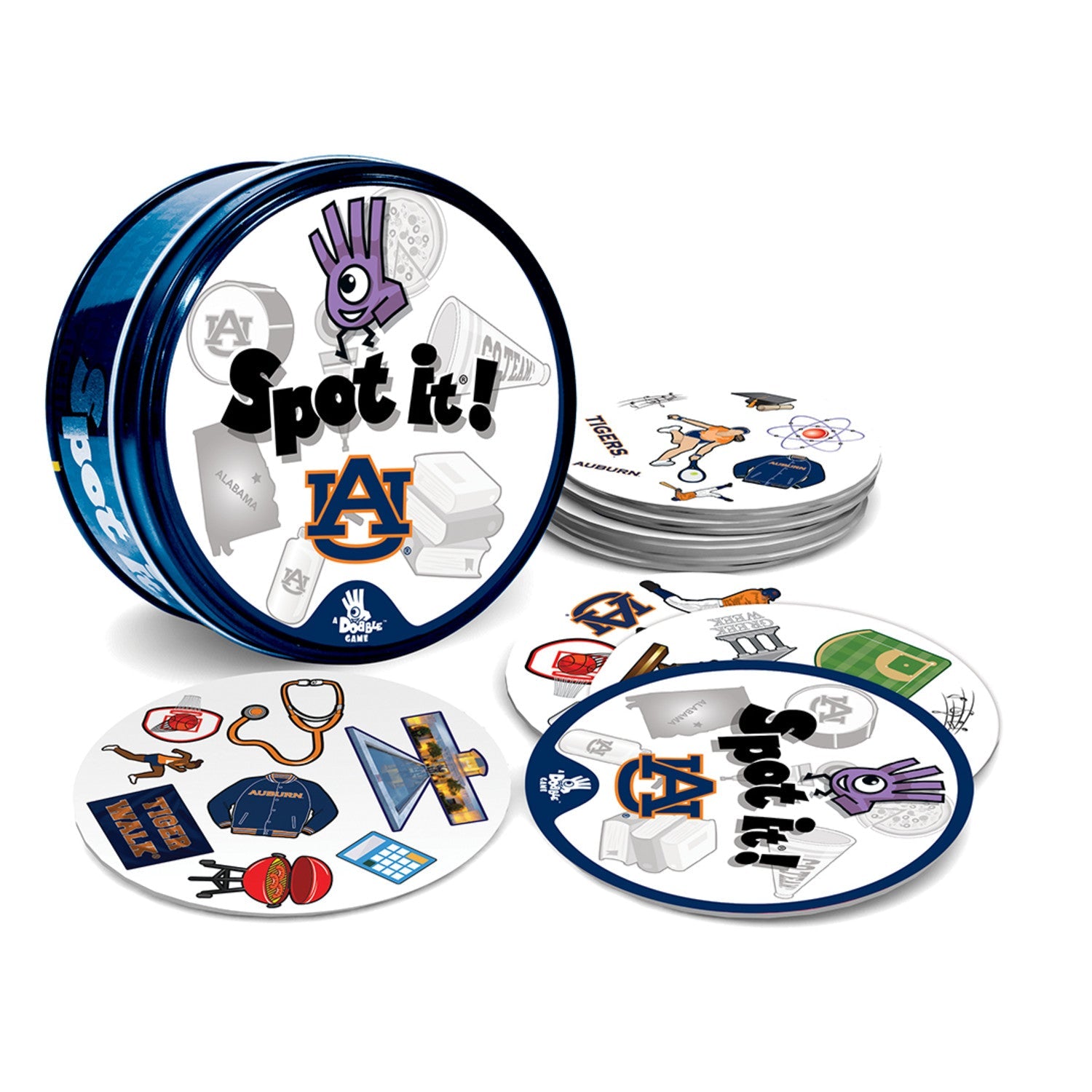 Auburn Tigers Spot It! Card Game - 757 Sports Collectibles