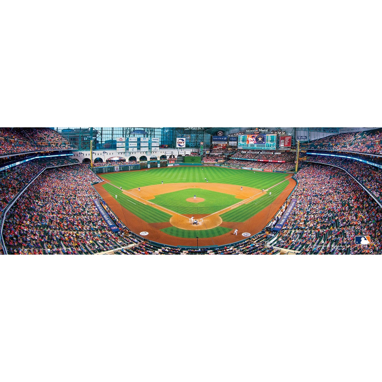 Houston Astros 1000 Piece Panoramic Jigsaw Puzzle - Sports Gifts, Sports Memorabilia, Sports Collectibles, Fan Shop