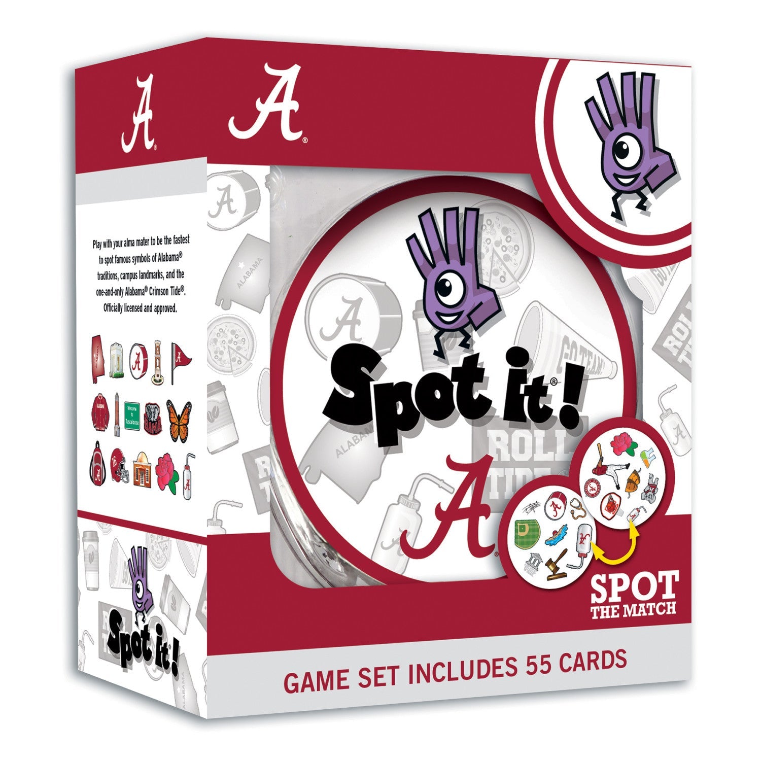 Alabama Crimson Tide Spot It! Card Game - 757 Sports Collectibles