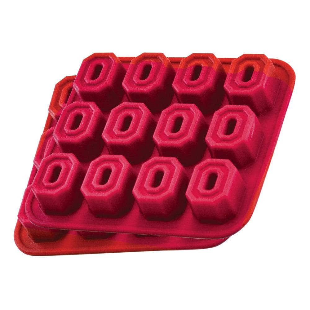 Ohio State Buckeyes Silicone Ice Cube Tray - Sports Gifts, Sports Memorabilia, Sports Collectibles, Fan Shop