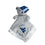 West Virginia Mountaineers Security Bear Gray Plush Toy - Sports Gifts, Sports Memorabilia, Sports Collectibles, Fan Shop