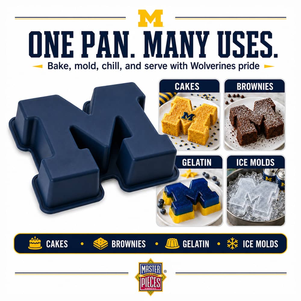 Michigan Wolverines NCAA Cake Pan - Celebrate Your Team!
