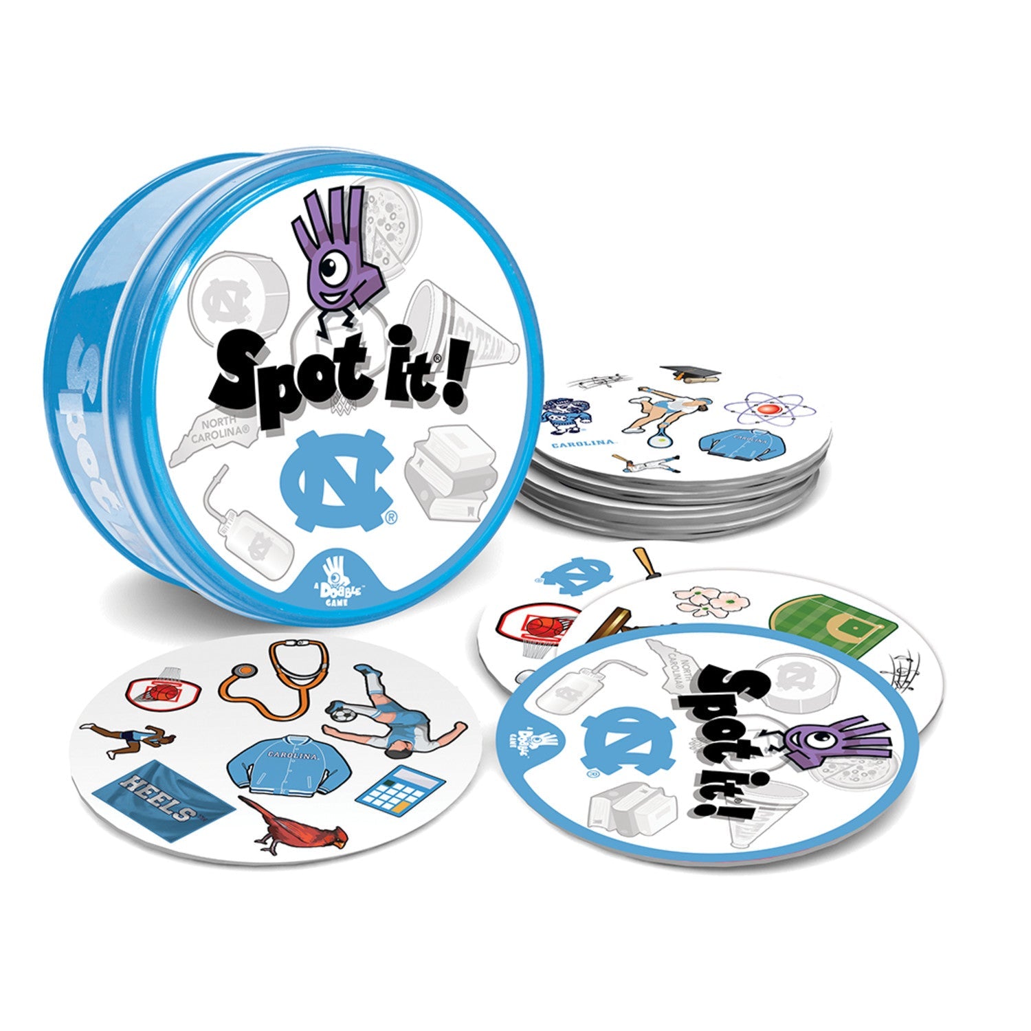 UNC Tar Heels Spot It! Card Game - 757 Sports Collectibles